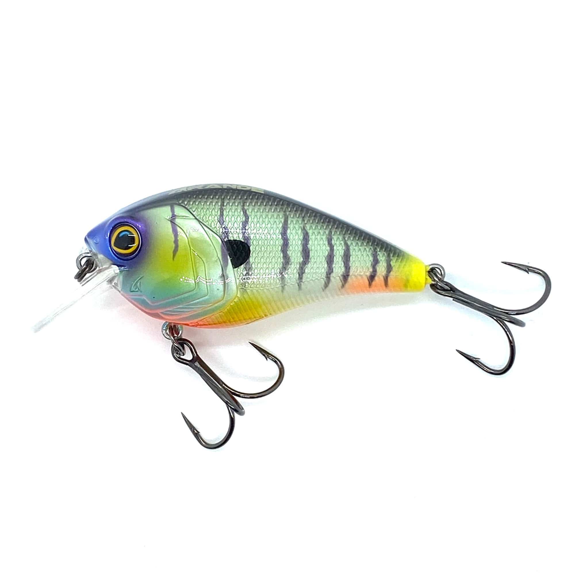 MONSTERBASS Hunter 1.5 SDR Squarebill Crankbait | Color: Bluegill Rage Blue Chartreuse Black Back Citrus Shad Craw