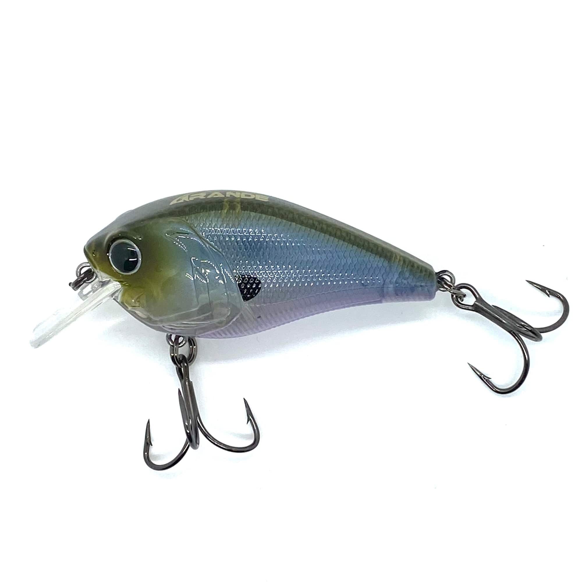 MONSTERBASS Hunter 1.5 SDR Squarebill Crankbait | Color: Bluegill Rage Blue Chartreuse Black Back Citrus Shad Craw