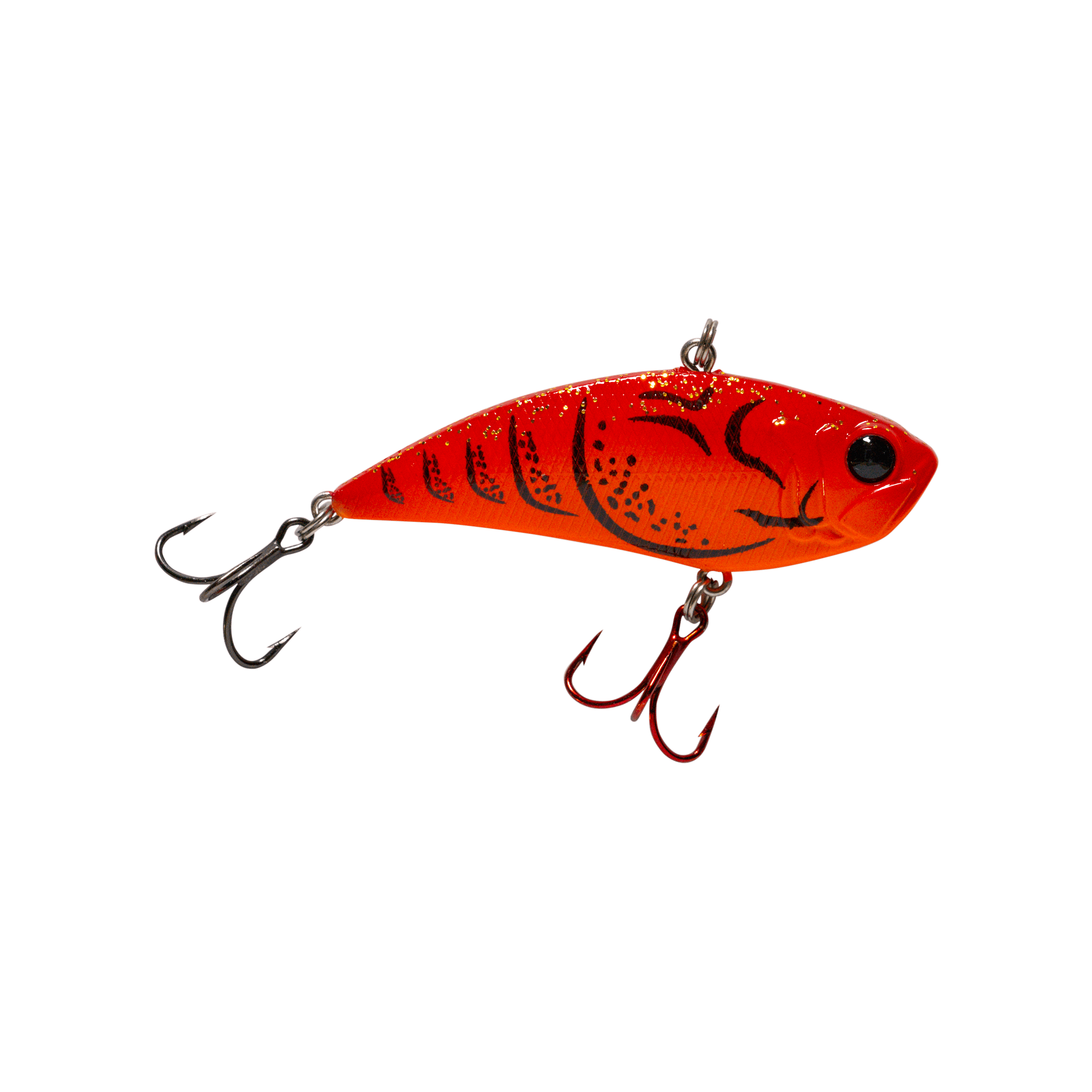 MONSTERBASS Incision 69mm Lipless Crankbait, 1/2 oz 6 Colors | Color: Blue Chrome Candy Apple Craw Crawlicious Ghost