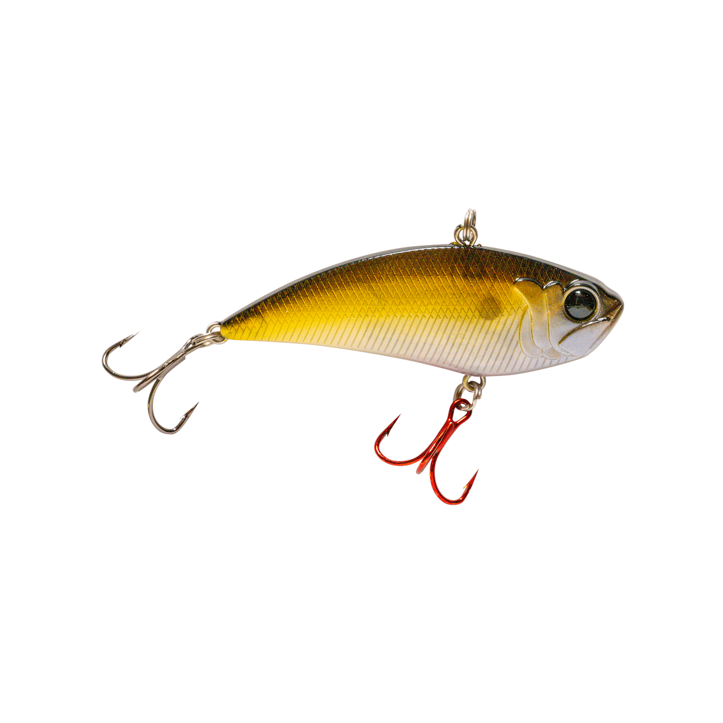 MONSTERBASS Incision 69mm Lipless Crankbait, 1/2 oz 6 Colors | Color: Blue Chrome Candy Apple Craw Crawlicious Ghost