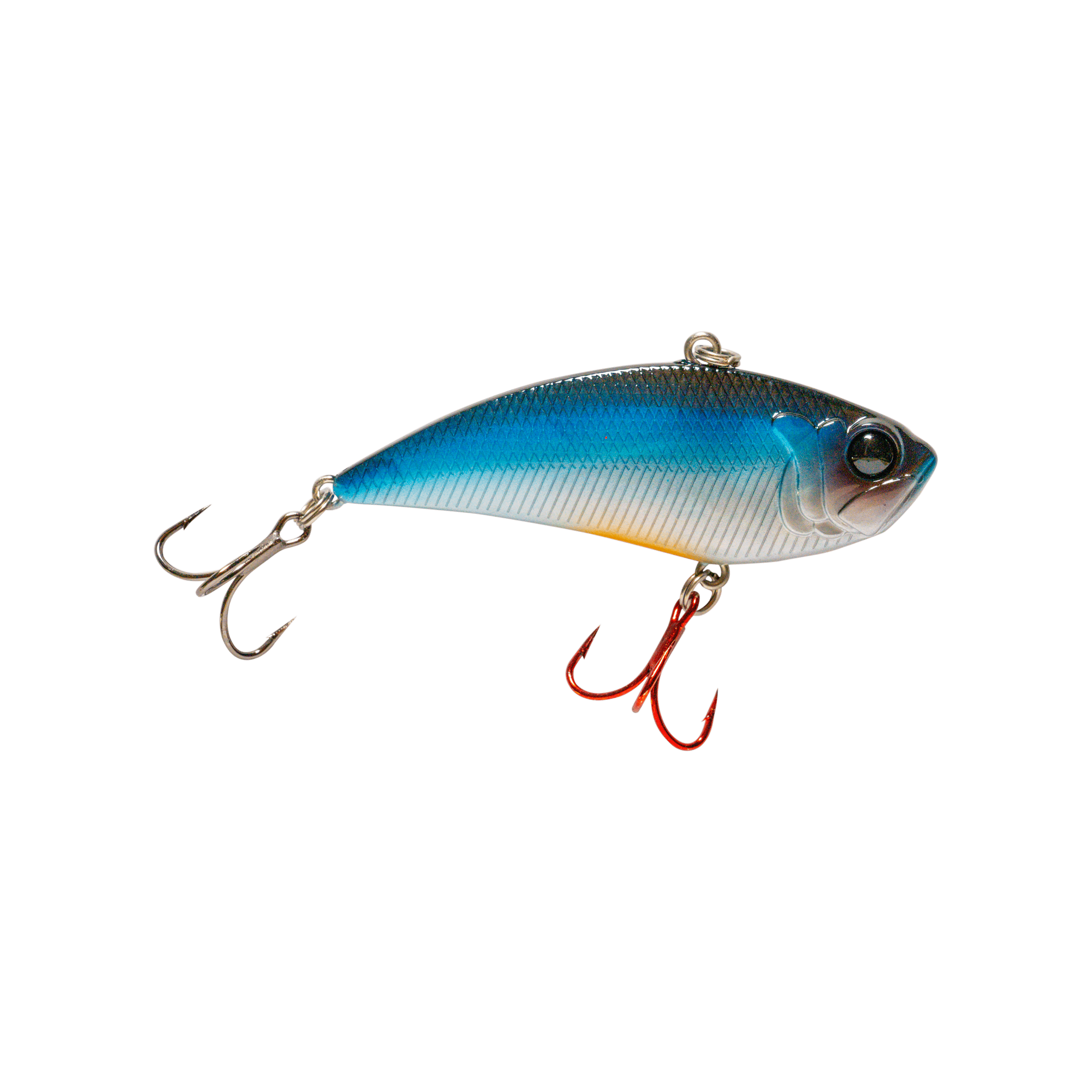 MONSTERBASS Incision 69mm Lipless Crankbait, 1/2 oz 6 Colors | Color: Blue Chrome Candy Apple Craw Crawlicious Ghost