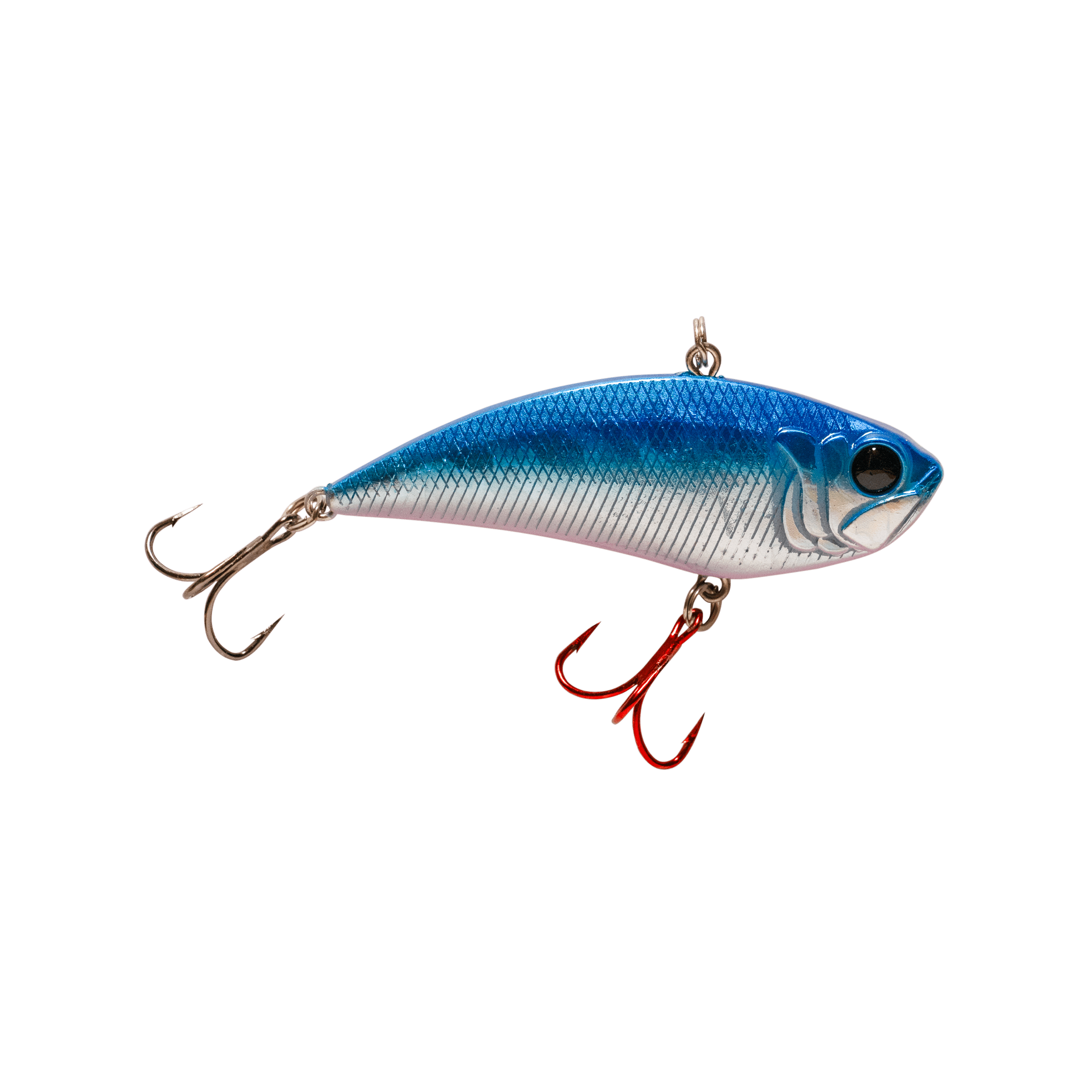MONSTERBASS Incision 69mm Lipless Crankbait, 1/2 oz 6 Colors | Color: Blue Chrome Candy Apple Craw Crawlicious Ghost