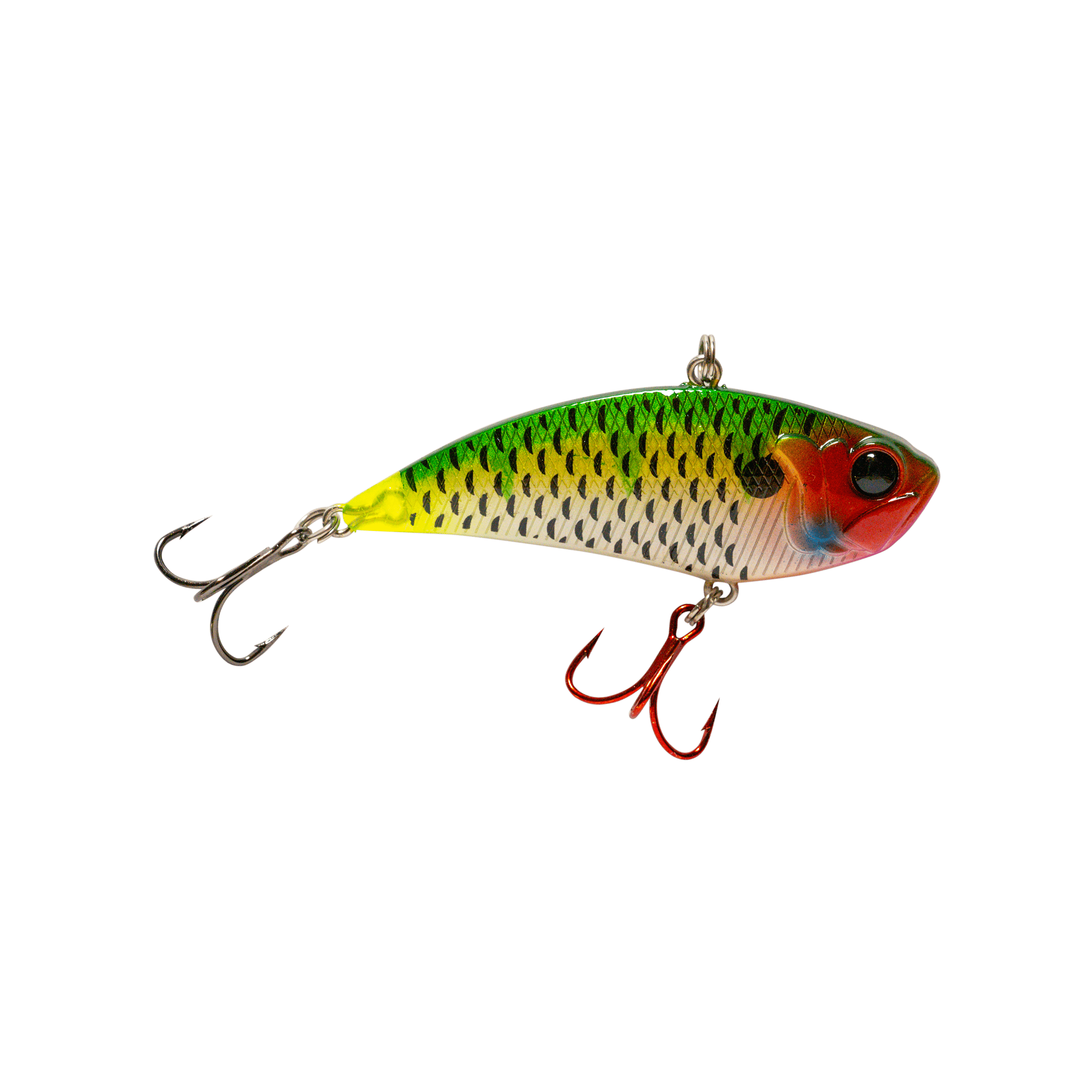 MONSTERBASS Incision 69mm Lipless Crankbait, 1/2 oz 6 Colors | Color: Blue Chrome Candy Apple Craw Crawlicious Ghost