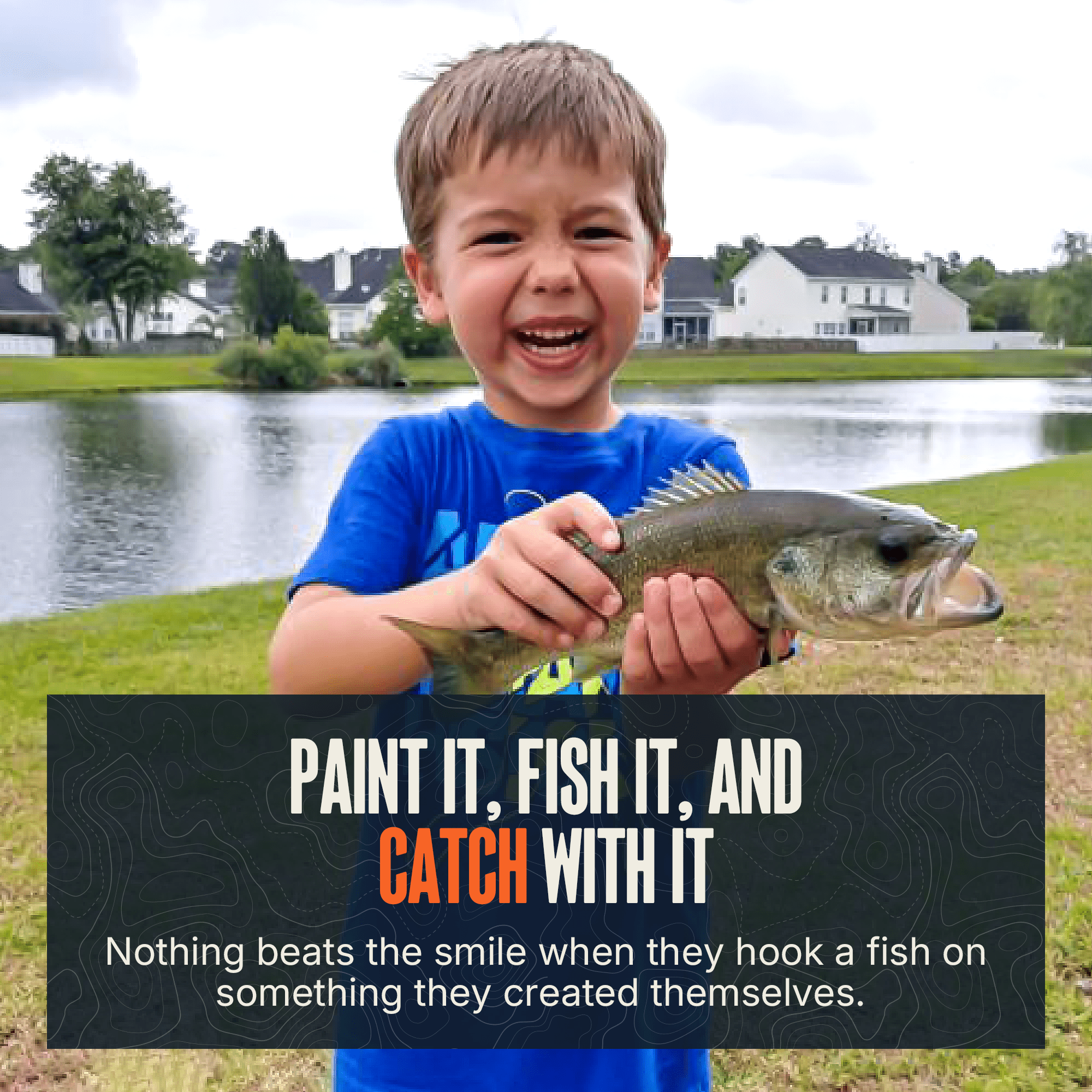 MONSTERBASS Kids Create a Bait Fishing Kit | Size: Fun Size Super