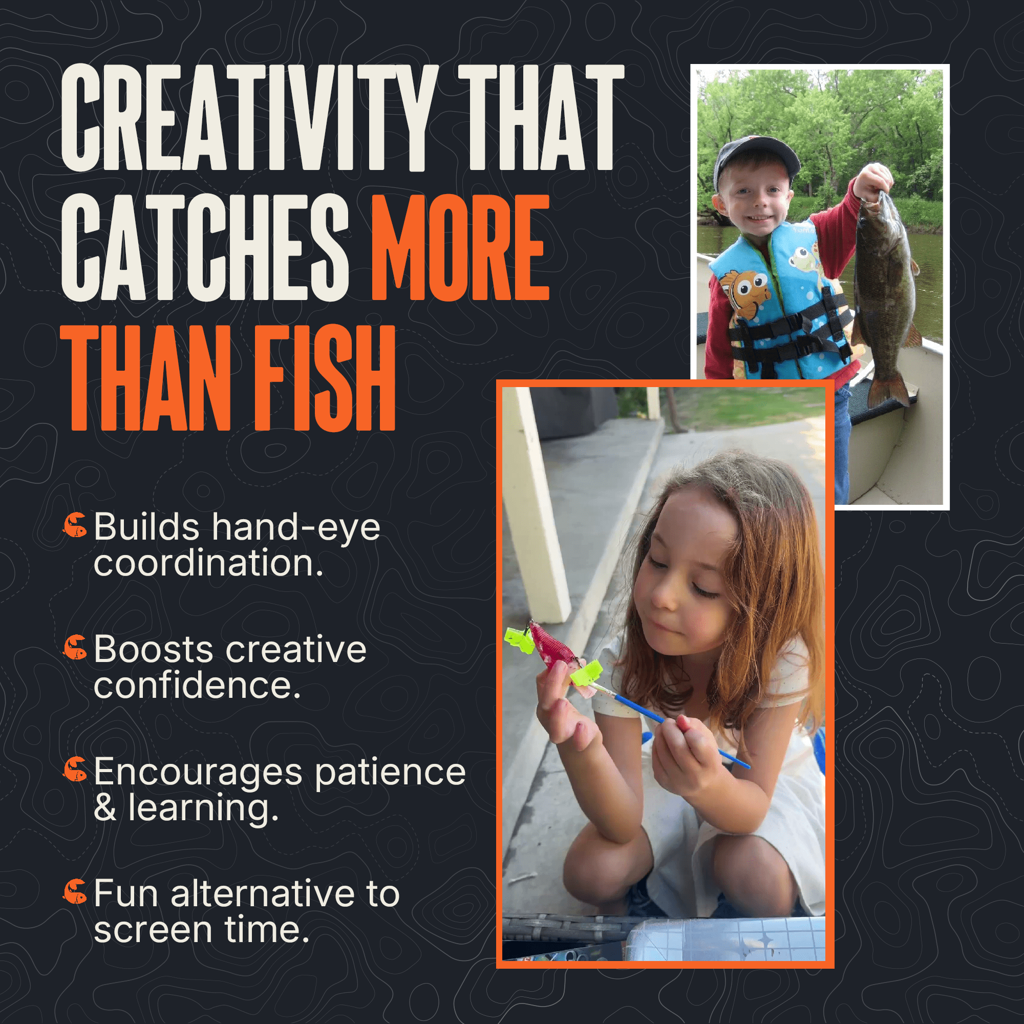 MONSTERBASS Kids Create a Bait Fishing Kit | Size: Fun Size Super