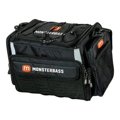 MONSTERBASS LUNKERBAG Tackle Bag, Heavy-Duty Rip-Stop Polyester | Options: Only + 2 Monsterbox 3700 Deep + 3 Vault