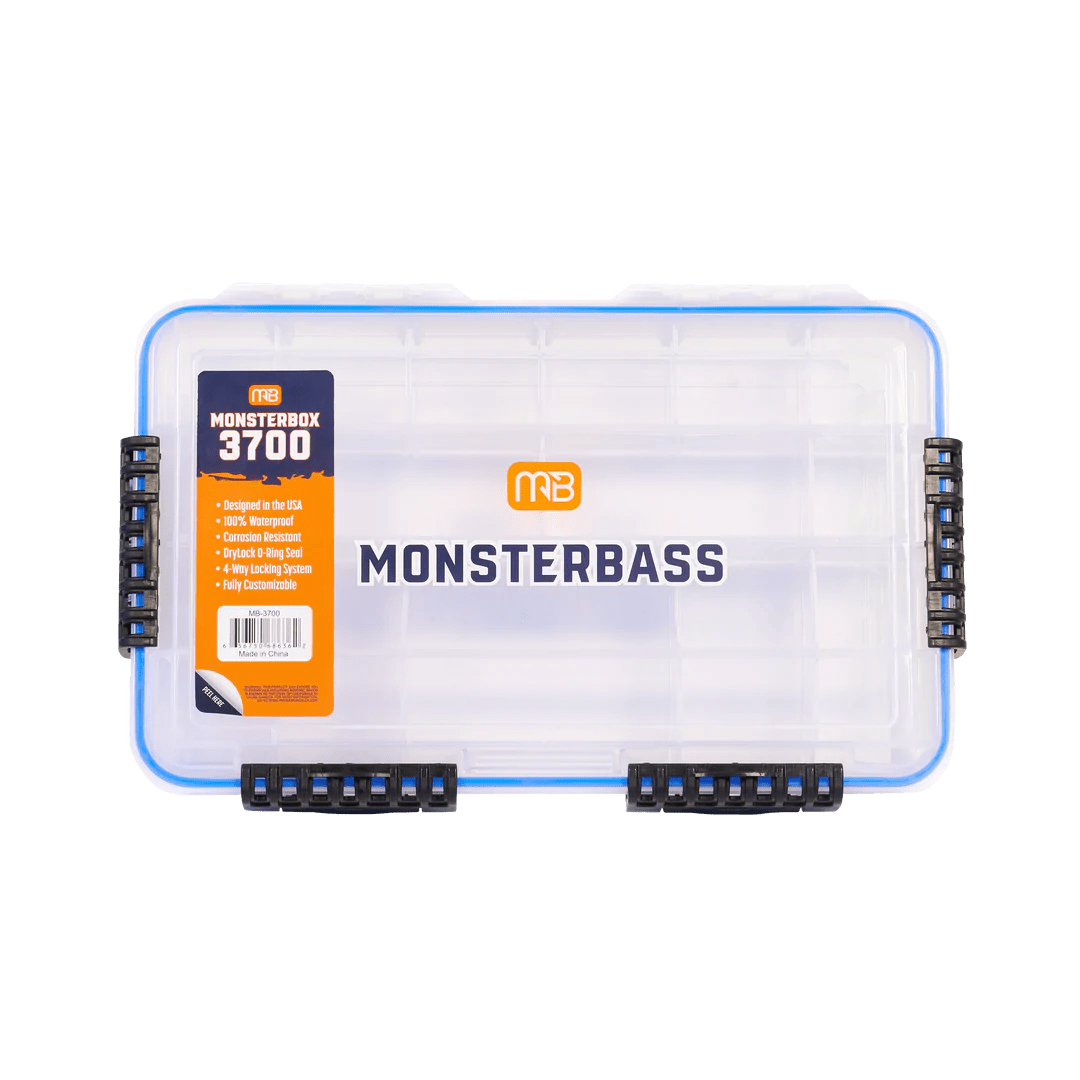 MONSTERBASS LUNKERBAG Tackle Bag, Heavy-Duty Rip-Stop Polyester | Options: Only + 2 Monsterbox 3700 Deep + 3 Vault
