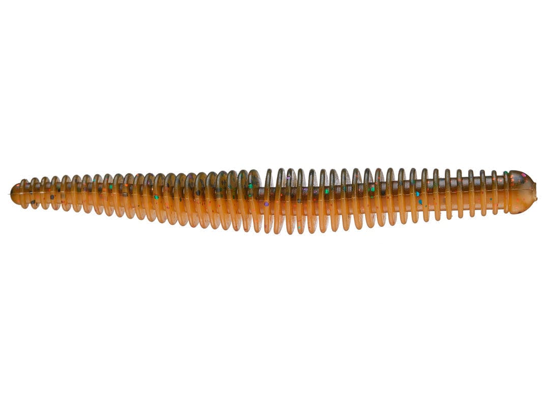 MONSTERBASS Rattlesnake 4.75’’ Soft Plastic Worm | Color: Ballistic Bluegill Black Blue Flake Green Pumpkin June Bug