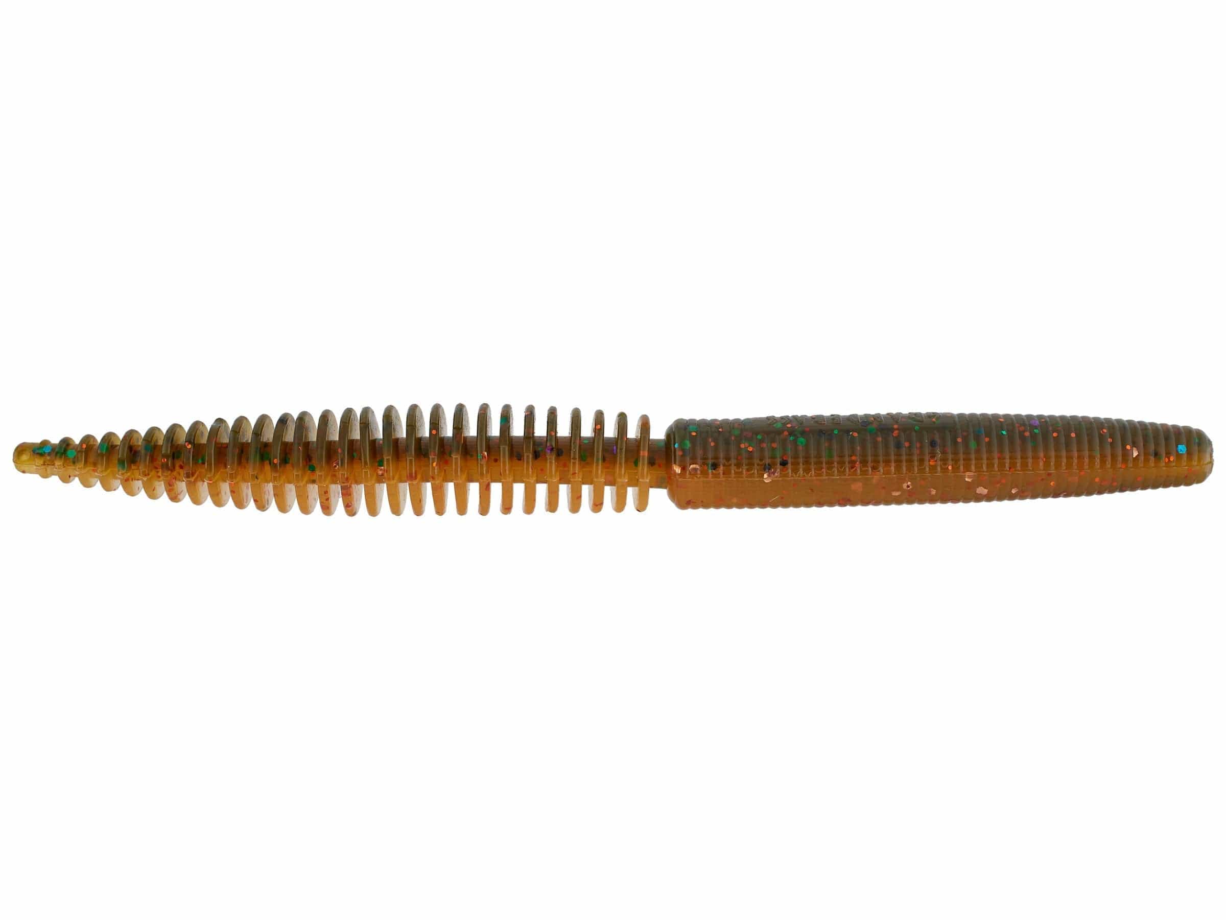 MONSTERBASS RattleSnake’O Stick Bait | 5’’ Scented Soft Plastic | Color: Ballistic Bluegill Black Blue Flk Chartreuse
