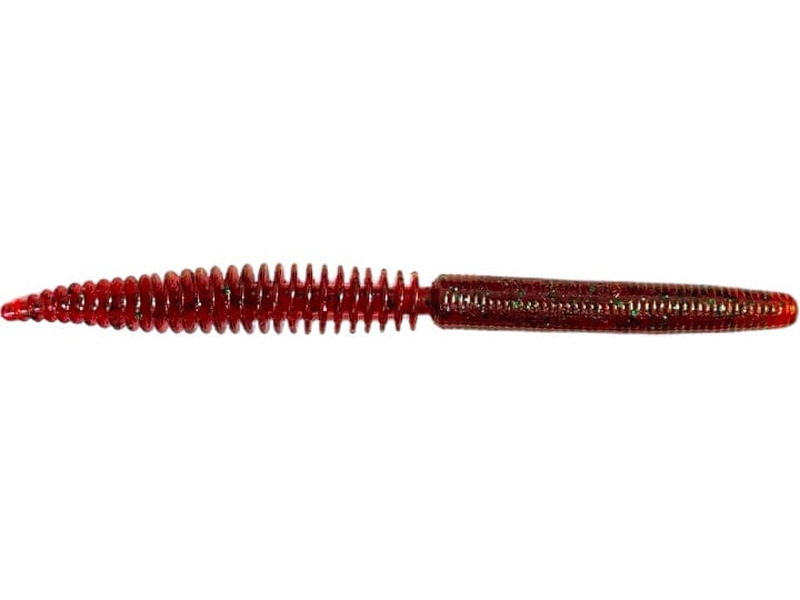MONSTERBASS RattleSnake’O Stick Bait | 5’’ Scented Soft Plastic | Color: Ballistic Bluegill Black Blue Flk Chartreuse