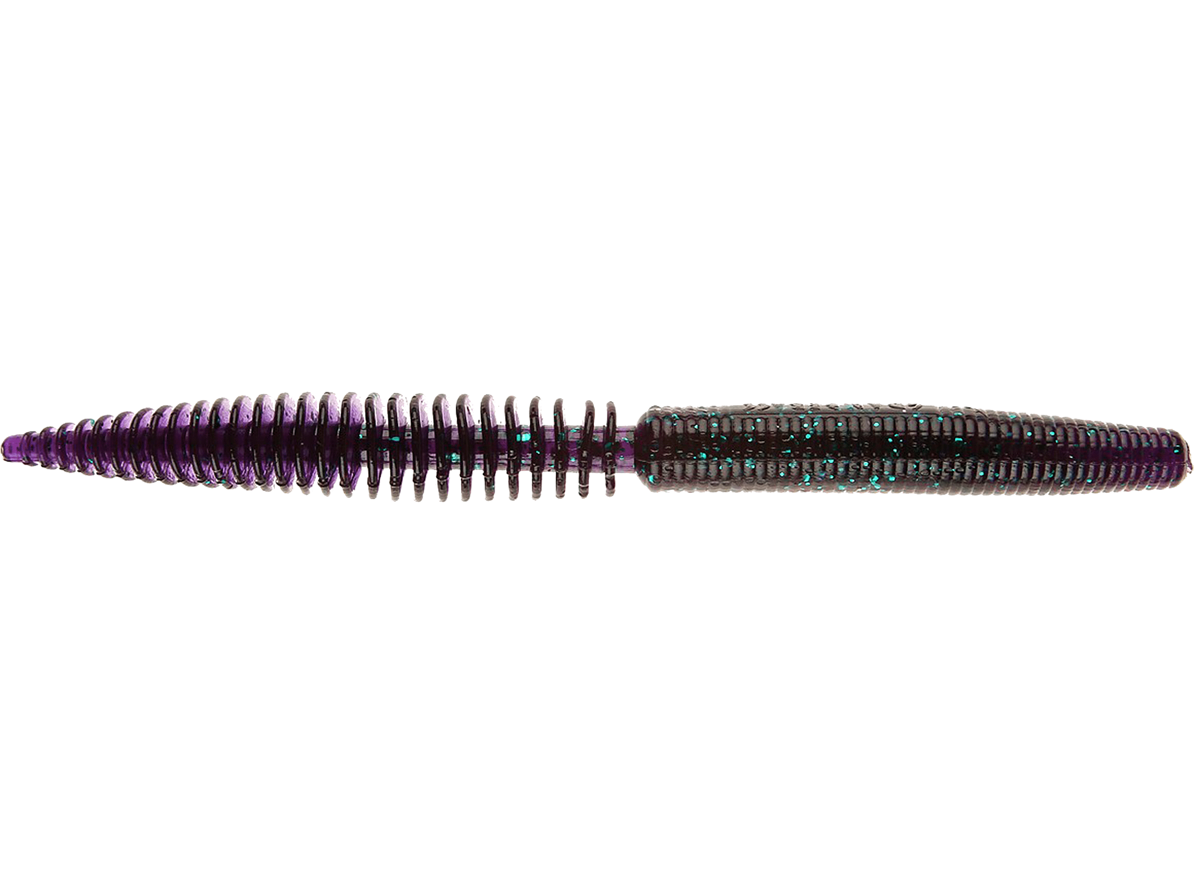 MONSTERBASS RattleSnake’O Stick Bait | 5’’ Scented Soft Plastic | Color: Ballistic Bluegill Black Blue Flk Chartreuse