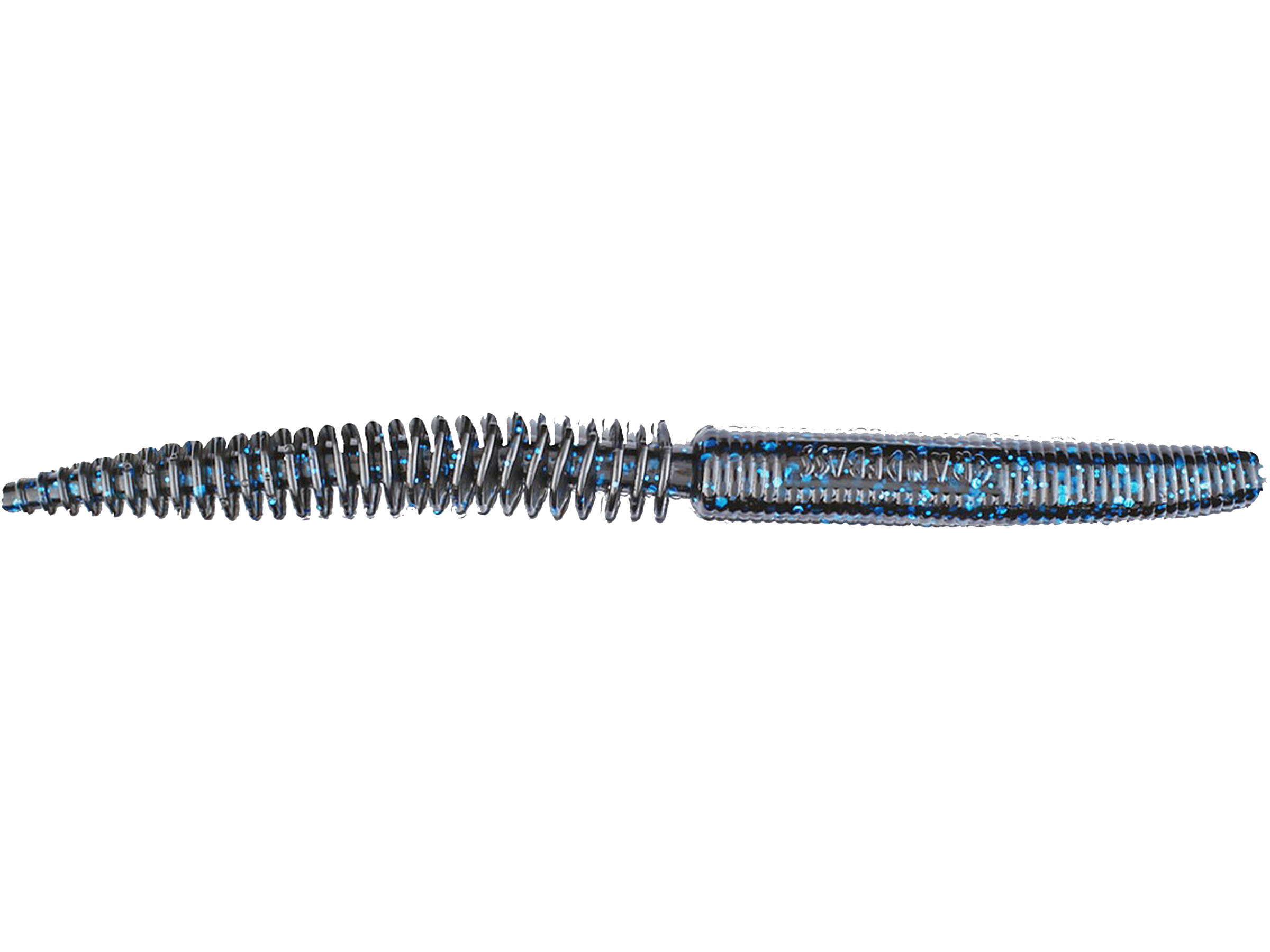 MONSTERBASS RattleSnake’O Stick Bait | 5’’ Scented Soft Plastic | Color: Ballistic Bluegill Black Blue Flk Chartreuse