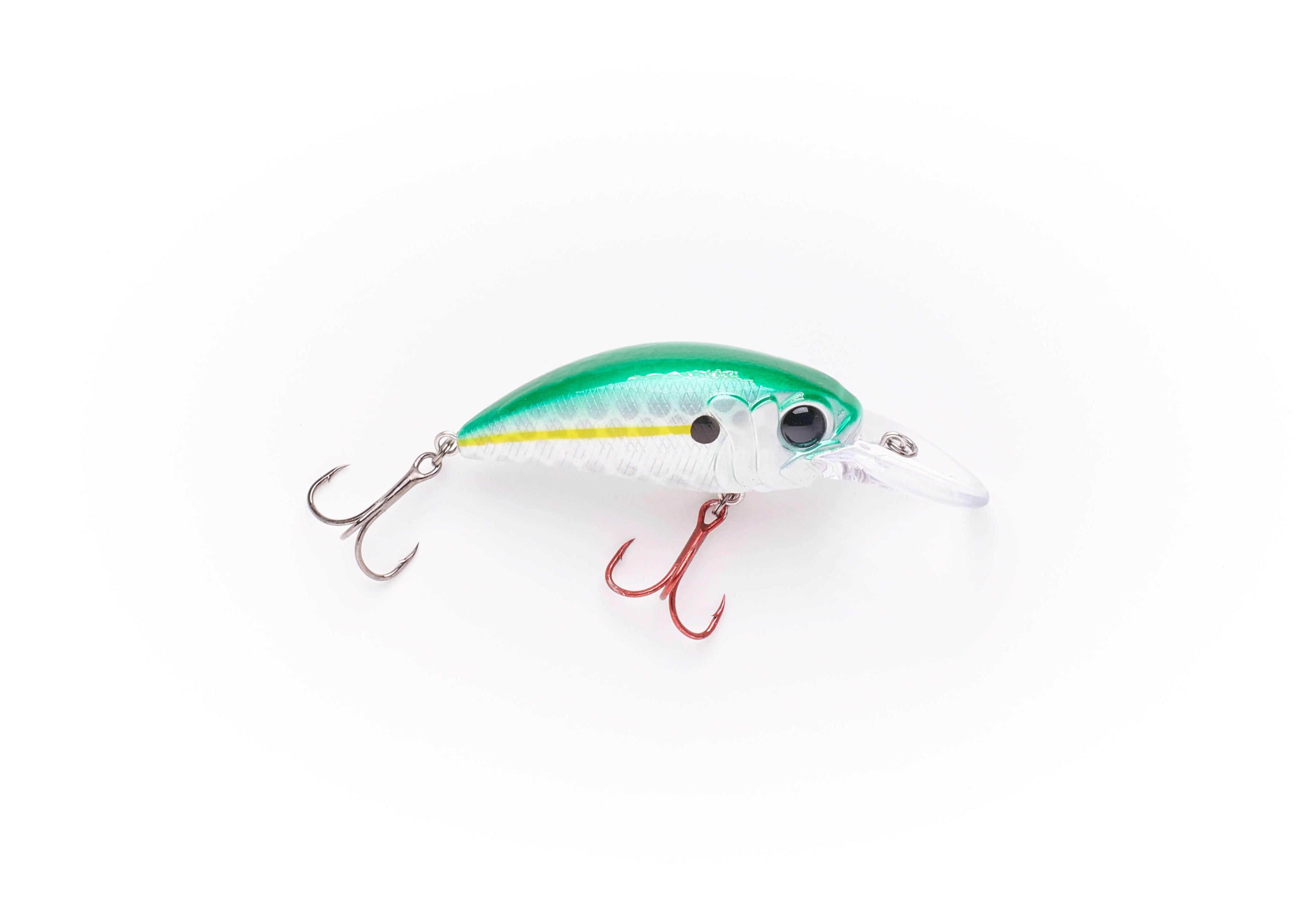 MONSTERBASS Seeker 8 Medium Diving Crankbait | ft Depth Bass Lure | Color: Blue Craw Blackout Chrome Bluegill Sexy Bone
