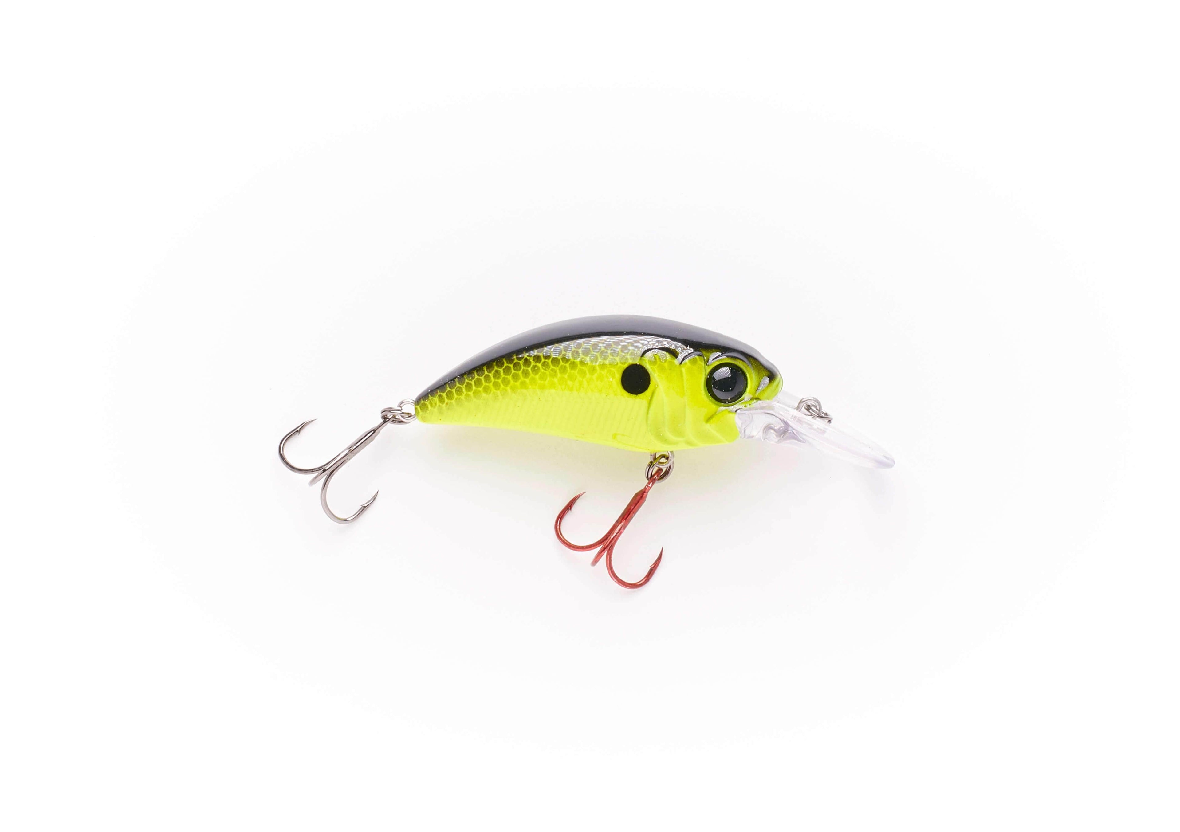 MONSTERBASS Seeker 8 Medium Diving Crankbait | ft Depth Bass Lure | Color: Blue Craw Blackout Chrome Bluegill Sexy Bone