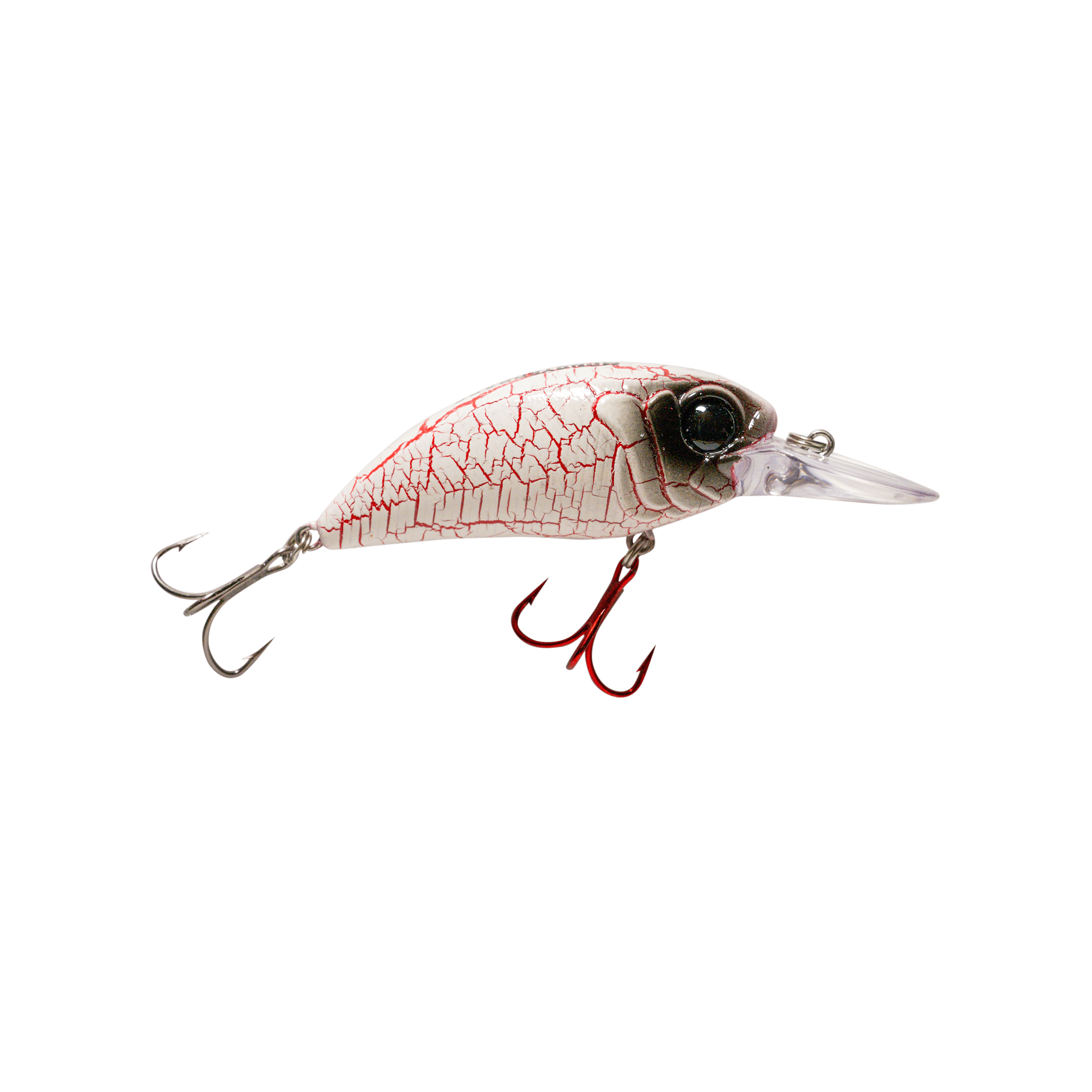 MONSTERBASS Seeker 8 Medium Diving Crankbait | ft Depth Bass Lure | Color: Blue Craw Blackout Chrome Bluegill Sexy Bone