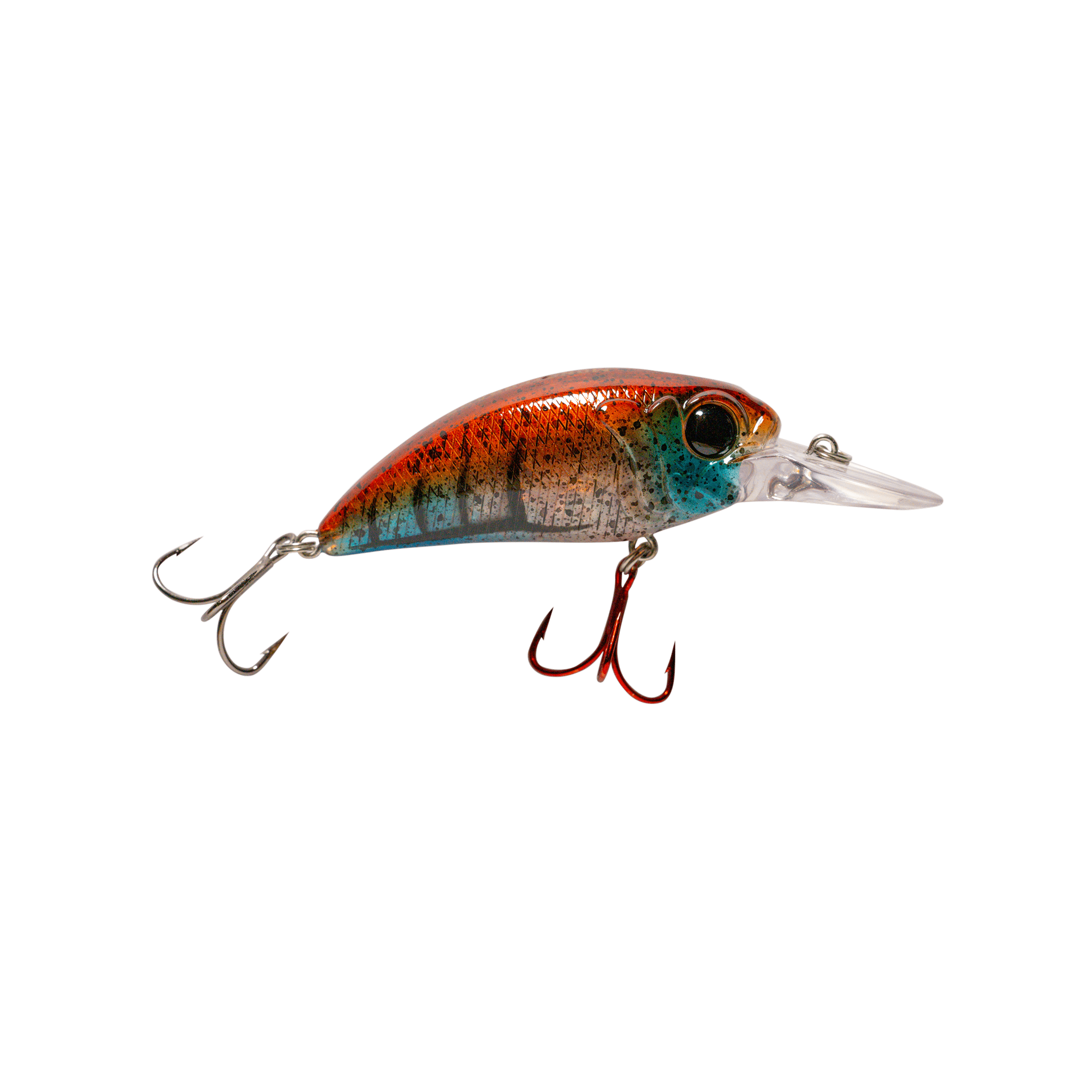 MONSTERBASS Seeker 8 Medium Diving Crankbait | ft Depth Bass Lure | Color: Blue Craw Blackout Chrome Bluegill Sexy Bone
