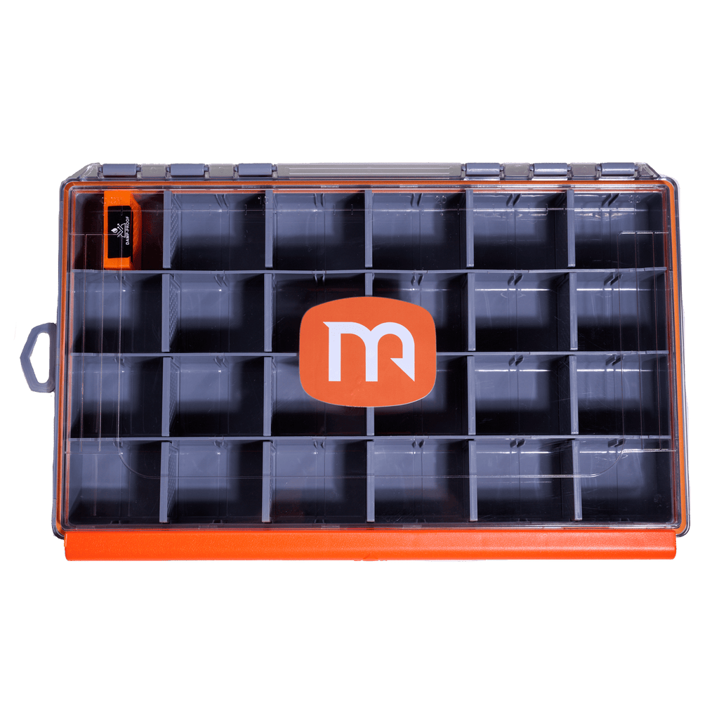 MONSTERBASS The Vault Waterproof Tackle Box | 360° Gasket Storage | Size: 3600 3700 Spinnerbait Crankbait | Jerkbait