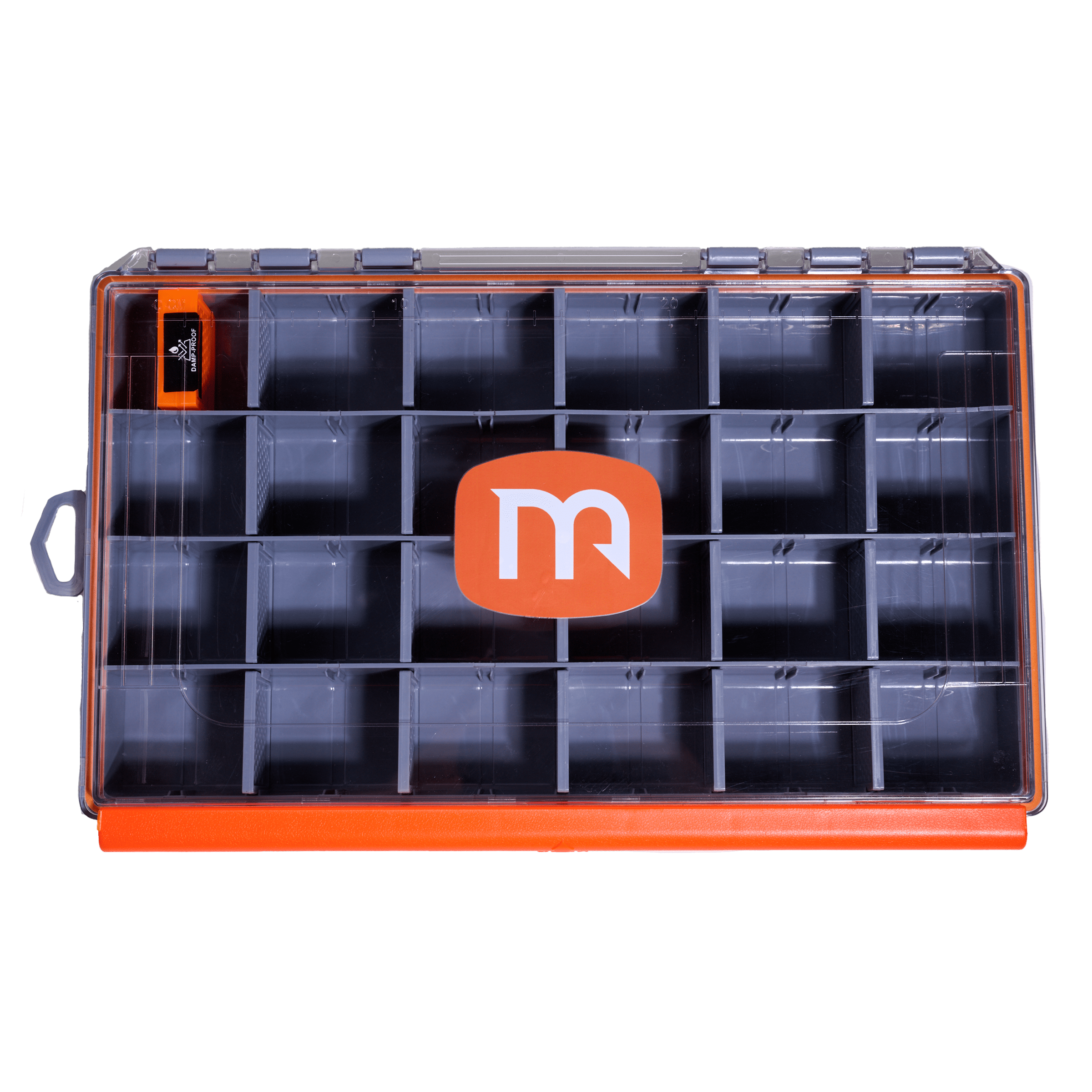 MONSTERBASS The Vault Waterproof Tackle Box | 360° Gasket Storage | Size: 3600 3700 Spinnerbait Crankbait | Jerkbait