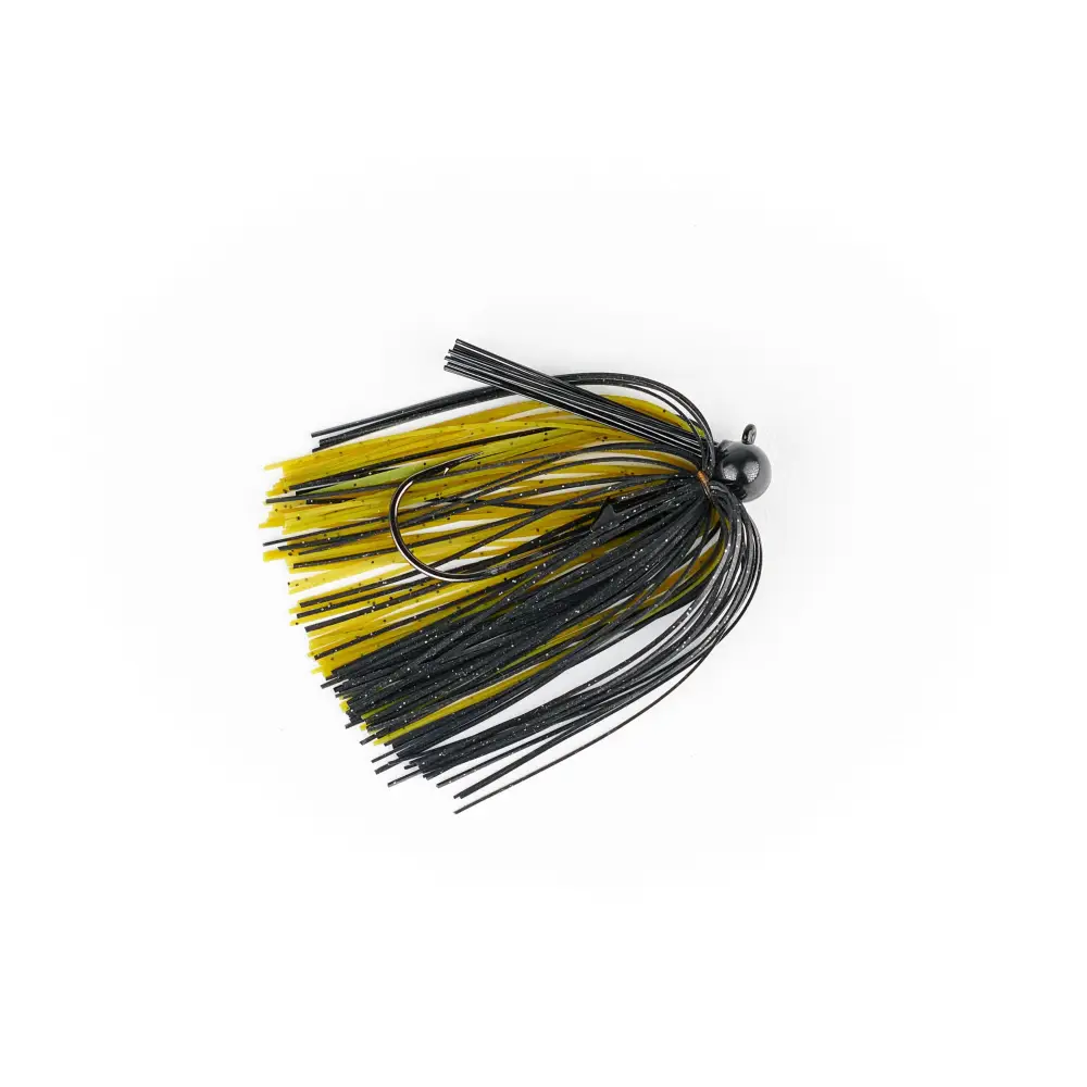 MONSTERBASS Tournament Series Tungsten Football Jig, 3/8 oz 97% Pure 6 Colors | Color: Black & Blue Green Pumpkin Camo