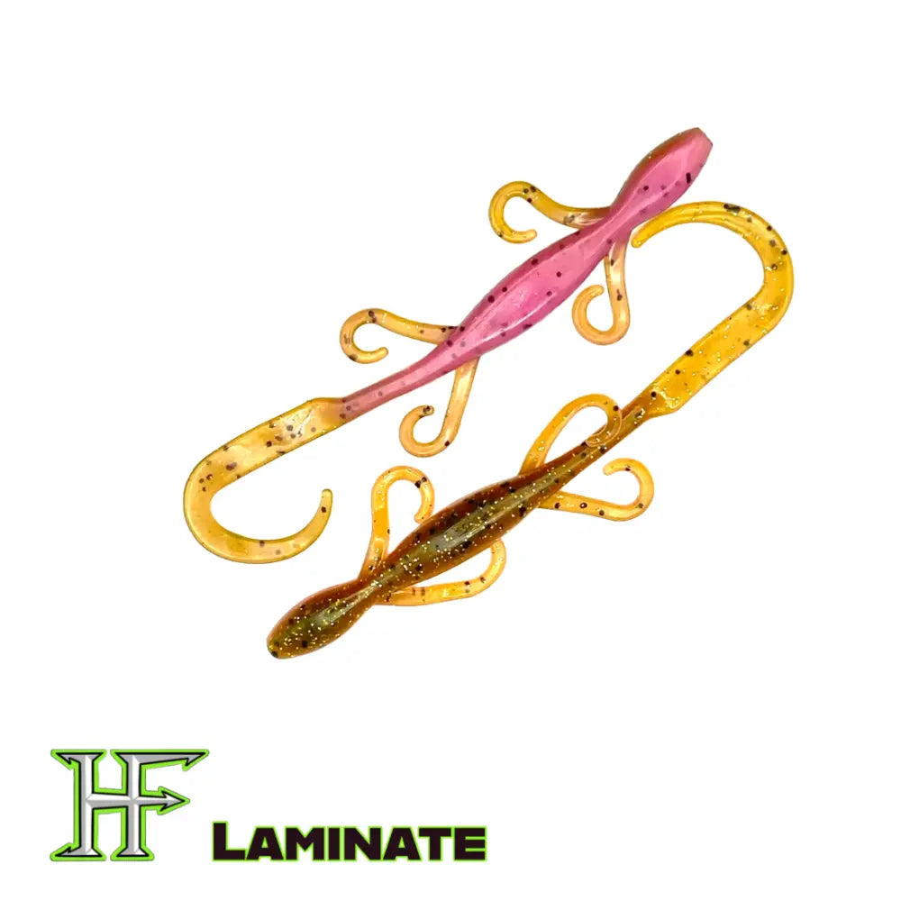 Ol’ Sally 6’’ Salamander Soft Plastic – 8-Pack | Hendrix Fishing Co. | Color(s): Midas Red Glitz White Green Pumpkin