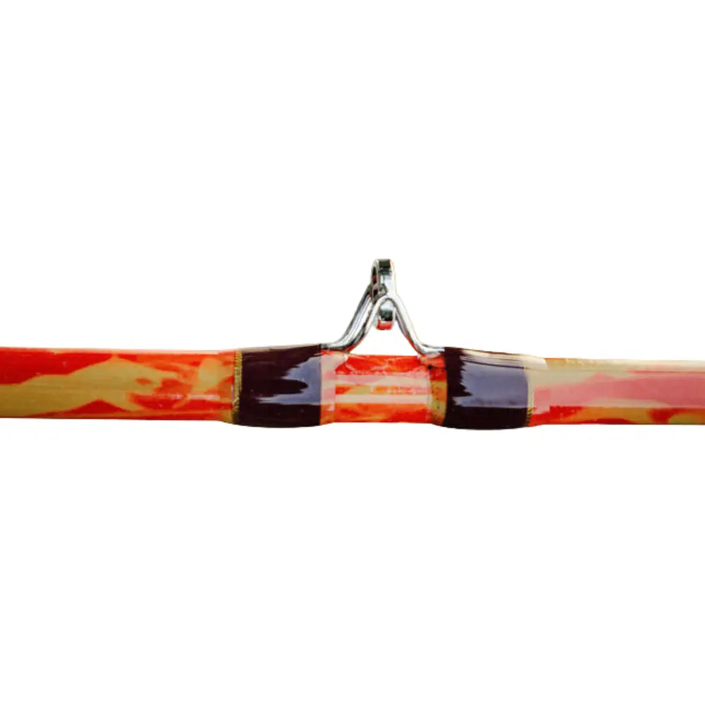 Orange Dragon Fire Spinning Glow Rod | Action: Medium Medium-Heavy Heavy - Catfish