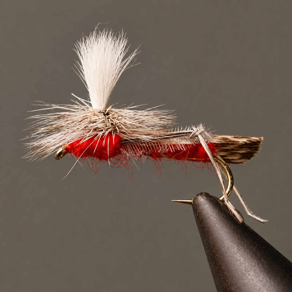 Parachute Hopper | Color: Red Tan Yellow | Size: 6 8 10 12 14 16 - Artificial Fishing Flies