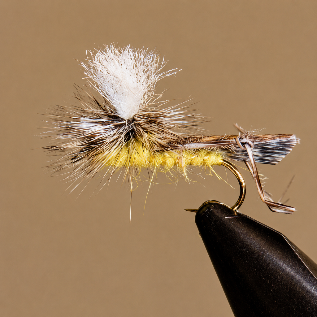 Parachute Hopper | Color: Red Tan Yellow | Size: 6 8 10 12 14 16 - Artificial Fishing Flies