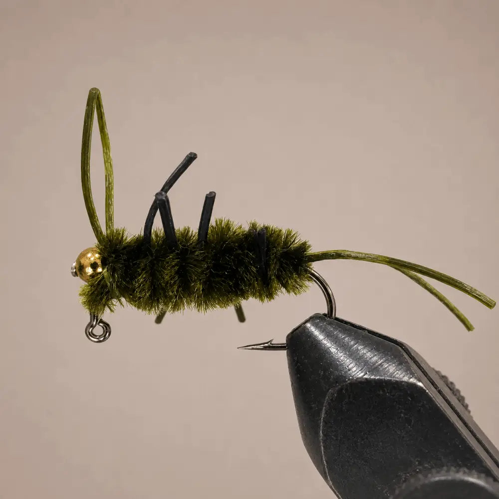 Pat’s - Tungsten Bead Stonefly | Color: Black Black/Olive Dark Brown Olive Coffee/Black | Size: 8 10 12 - 3 Pack