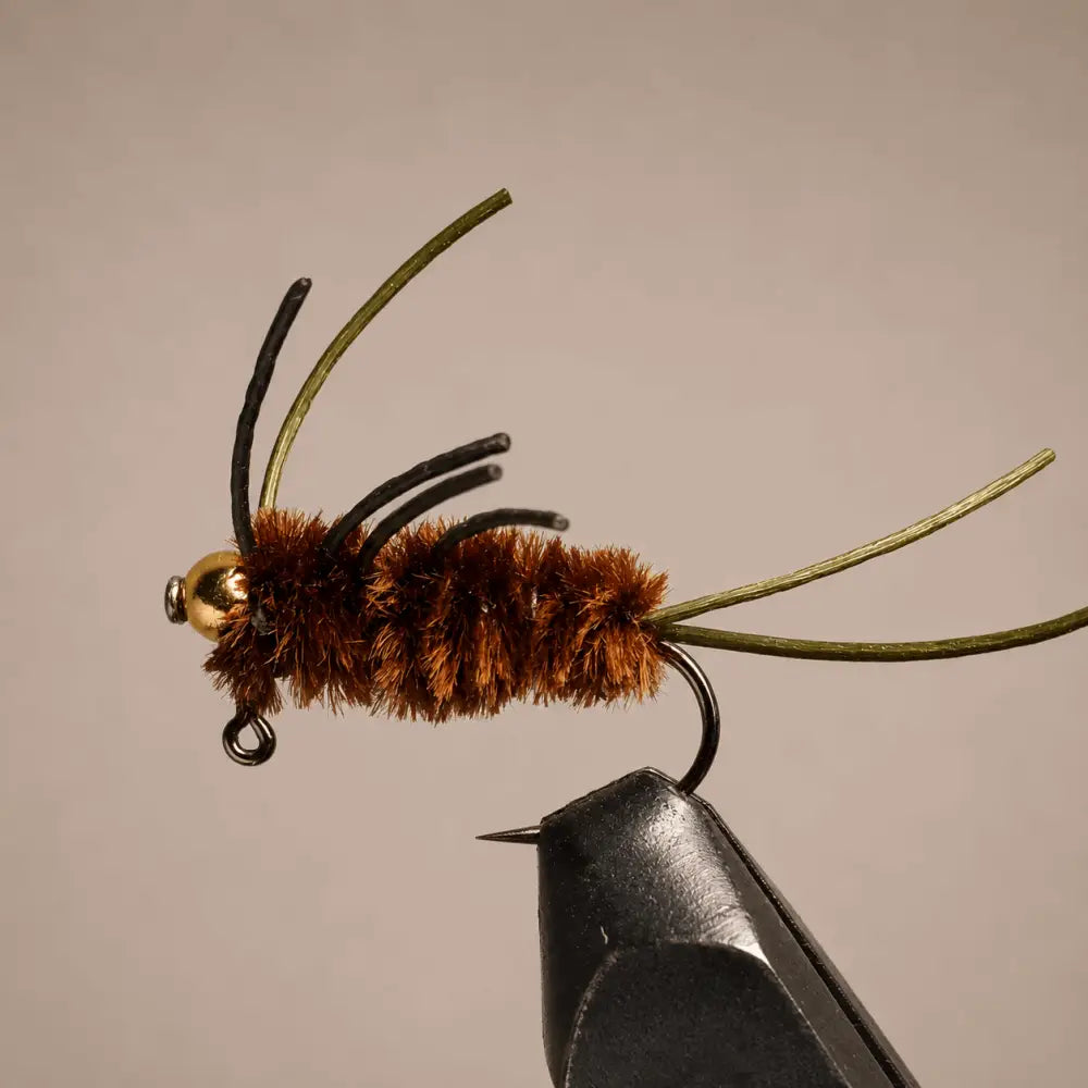 Pat’s - Tungsten Bead Stonefly | Color: Black Black/Olive Dark Brown Olive Coffee/Black | Size: 8 10 12 - 3 Pack