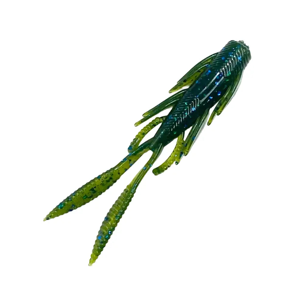 Predator 4.25’’ Creature Bait – 8-Pack | Hendrix Fishing Co. | Color(s): Green Pumpkin PB&J Junebug South African