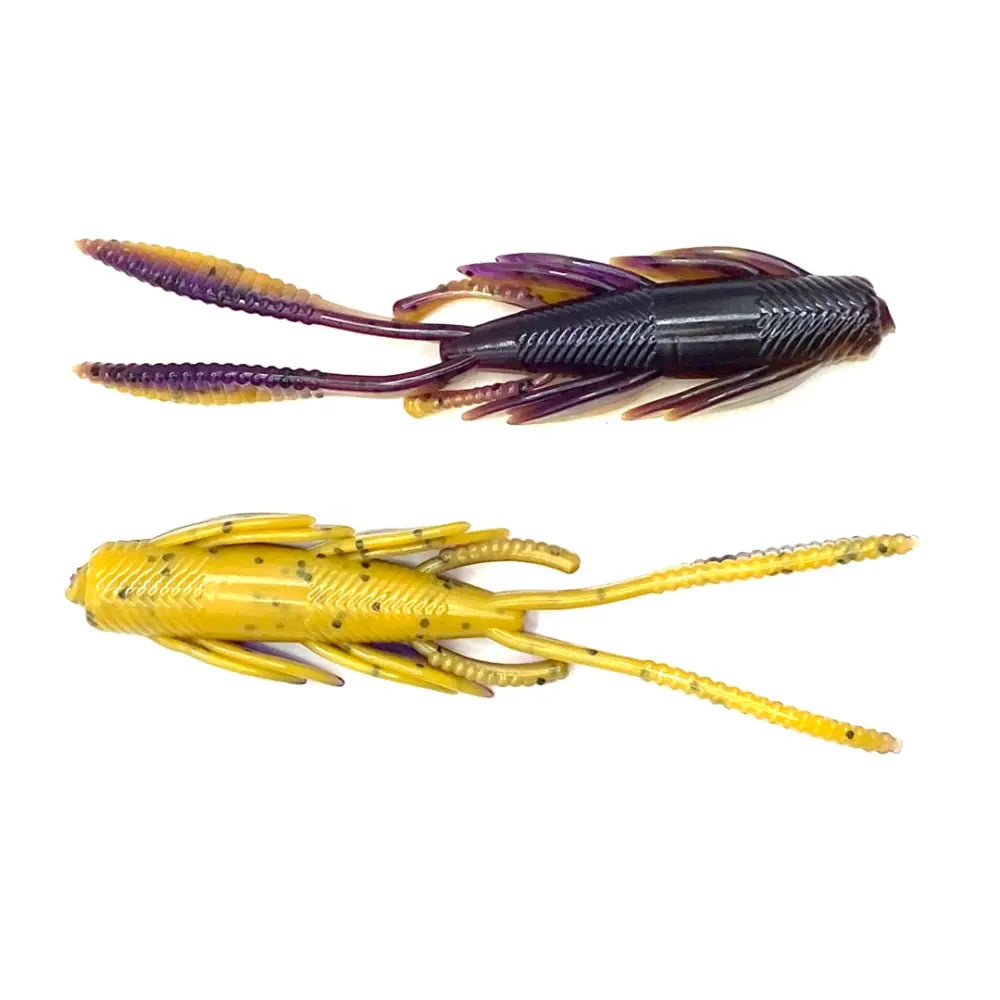 Predator 4.25’’ Creature Bait – 8-Pack | Hendrix Fishing Co. | Color(s): Green Pumpkin PB&J Junebug South African