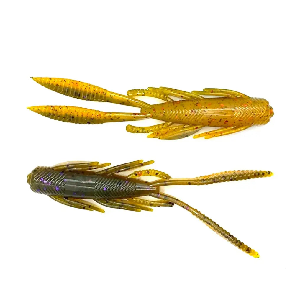 Predator 4.25’’ Creature Bait – 8-Pack | Hendrix Fishing Co. | Color(s): Green Pumpkin PB&J Junebug South African