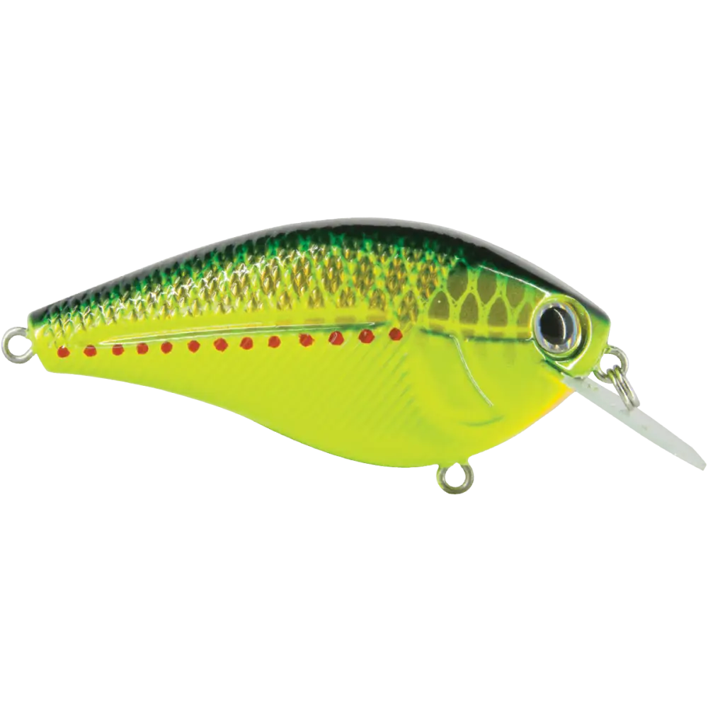 Primetyme CB 2.0 Coffin Bill Crankbait for Bass – EBS Sound Technology | Color: Bluetreuse Shad Tennessee Melon Ginrin