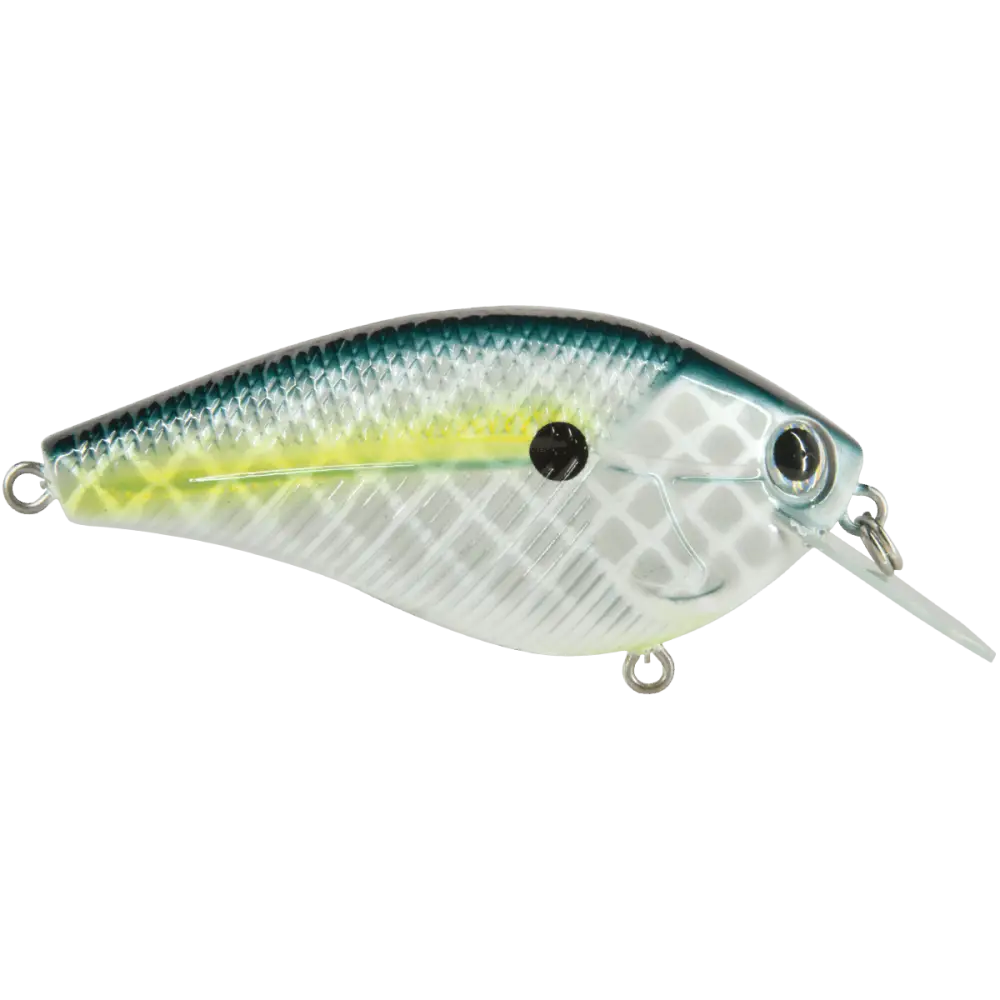 Primetyme CB 2.0 Coffin Bill Crankbait for Bass – EBS Sound Technology | Color: Bluetreuse Shad Tennessee Melon Ginrin