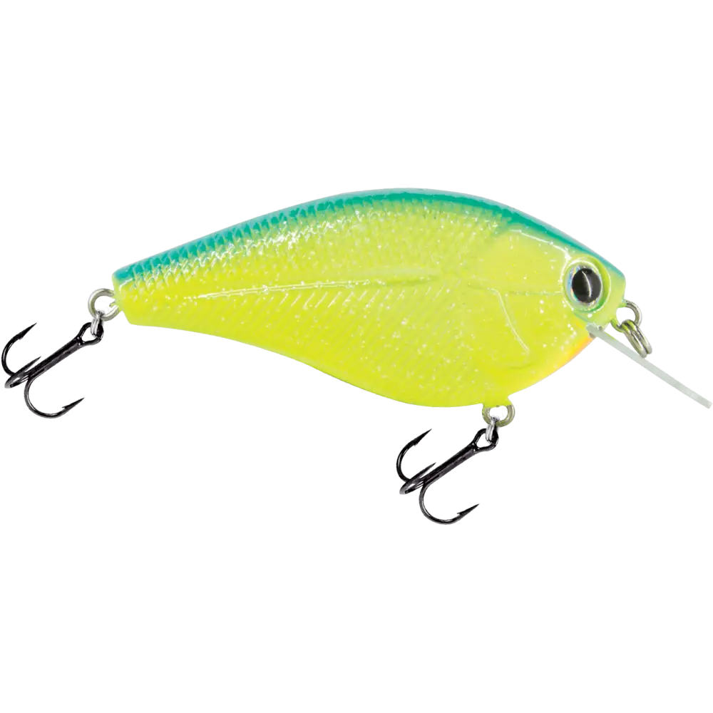 Primetyme CB 2.0 Coffin Bill Crankbait for Bass – EBS Sound Technology | Color: Bluetreuse Shad Tennessee Melon Ginrin