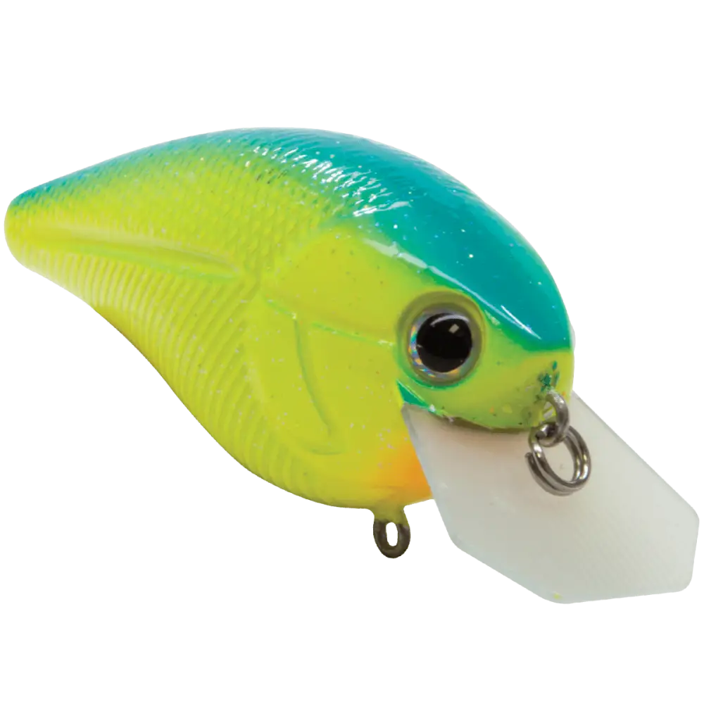 Primetyme CB 2.0 Coffin Bill Crankbait for Bass – EBS Sound Technology | Color: Bluetreuse Shad Tennessee Melon Ginrin