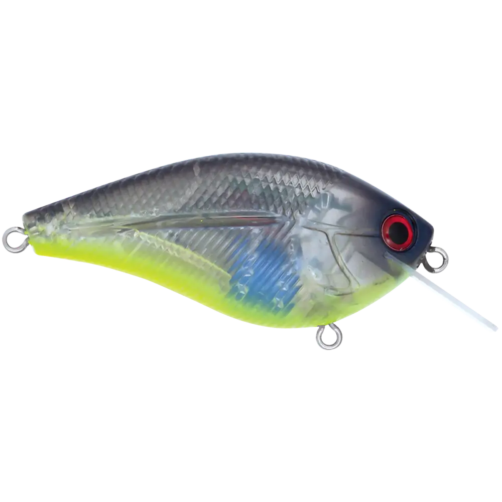 Primetyme SQ 2.0 Square Bill Crankbait – EBS MultiTouch 3-Sound Technology | Color: Okie Craw Guntersville Yellow