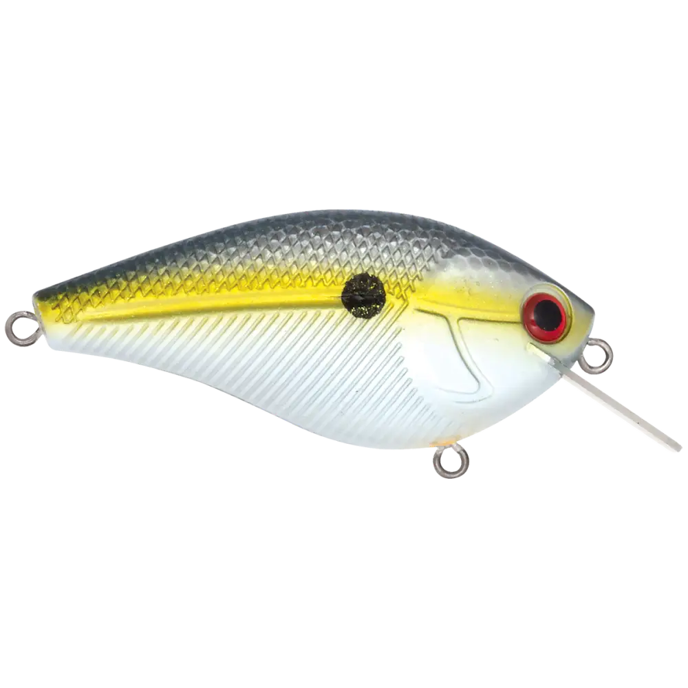 Primetyme SQ 2.0 Square Bill Crankbait – EBS MultiTouch 3-Sound Technology | Color: Okie Craw Guntersville Yellow