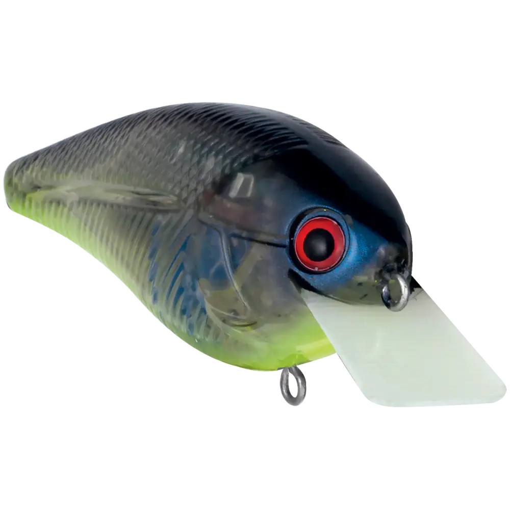 Primetyme SQ 2.0 Square Bill Crankbait – EBS MultiTouch 3-Sound Technology | Color: Okie Craw Guntersville Yellow