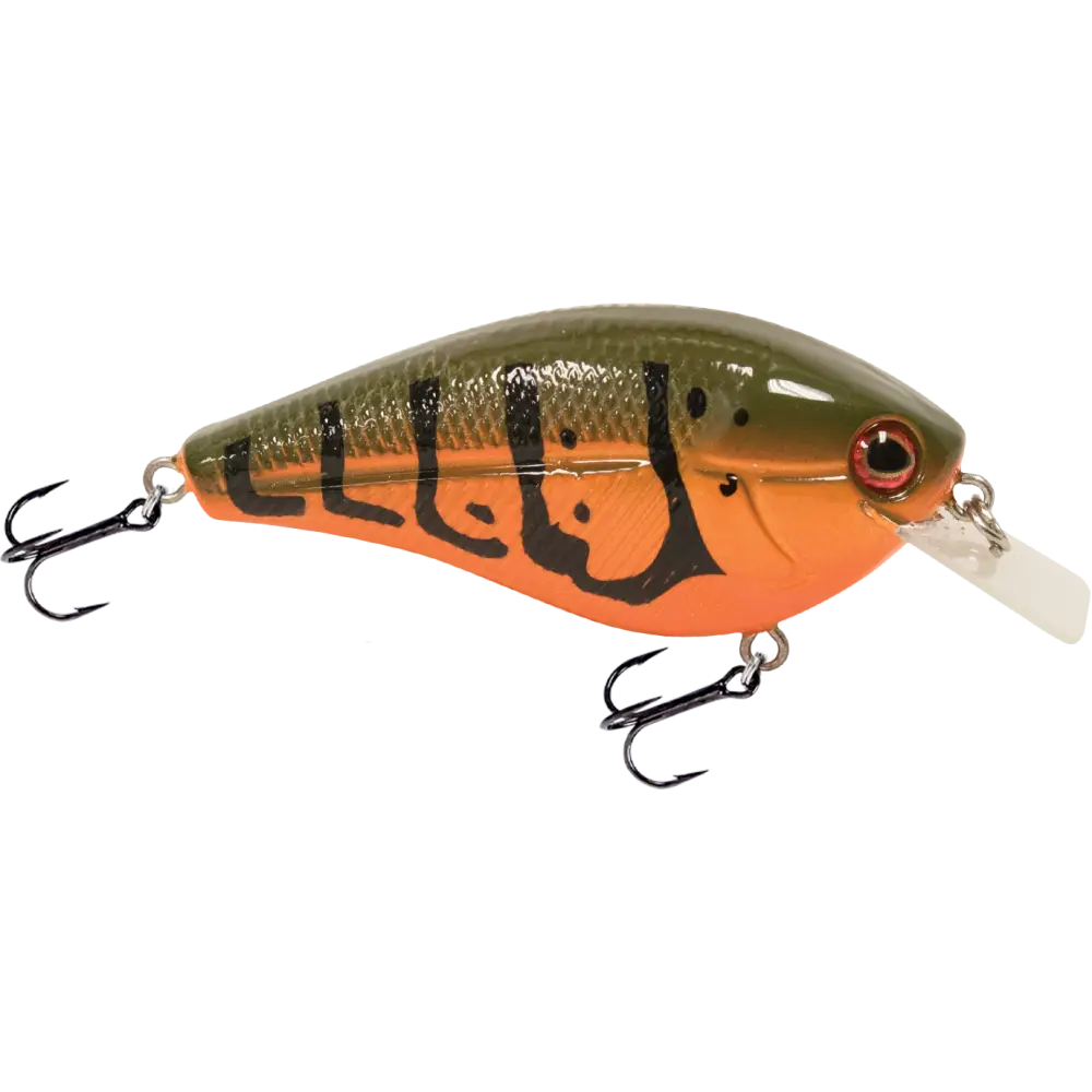 Primetyme SQ 2.0 Square Bill Crankbait – EBS MultiTouch 3-Sound Technology | Color: Okie Craw Guntersville Yellow