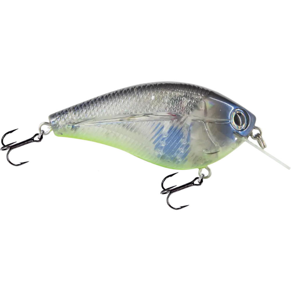 Primetyme SQ 2.0 Square Bill Crankbait – EBS MultiTouch 3-Sound Technology | Color: Okie Craw Guntersville Yellow