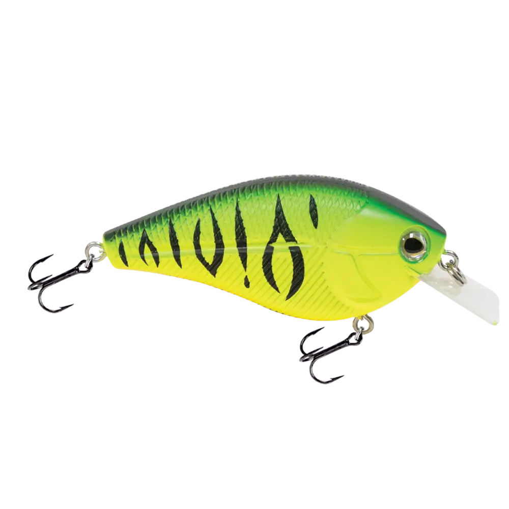 Primetyme SQ 2.0 Square Bill Crankbait – EBS MultiTouch 3-Sound Technology | Color: Okie Craw Guntersville Yellow