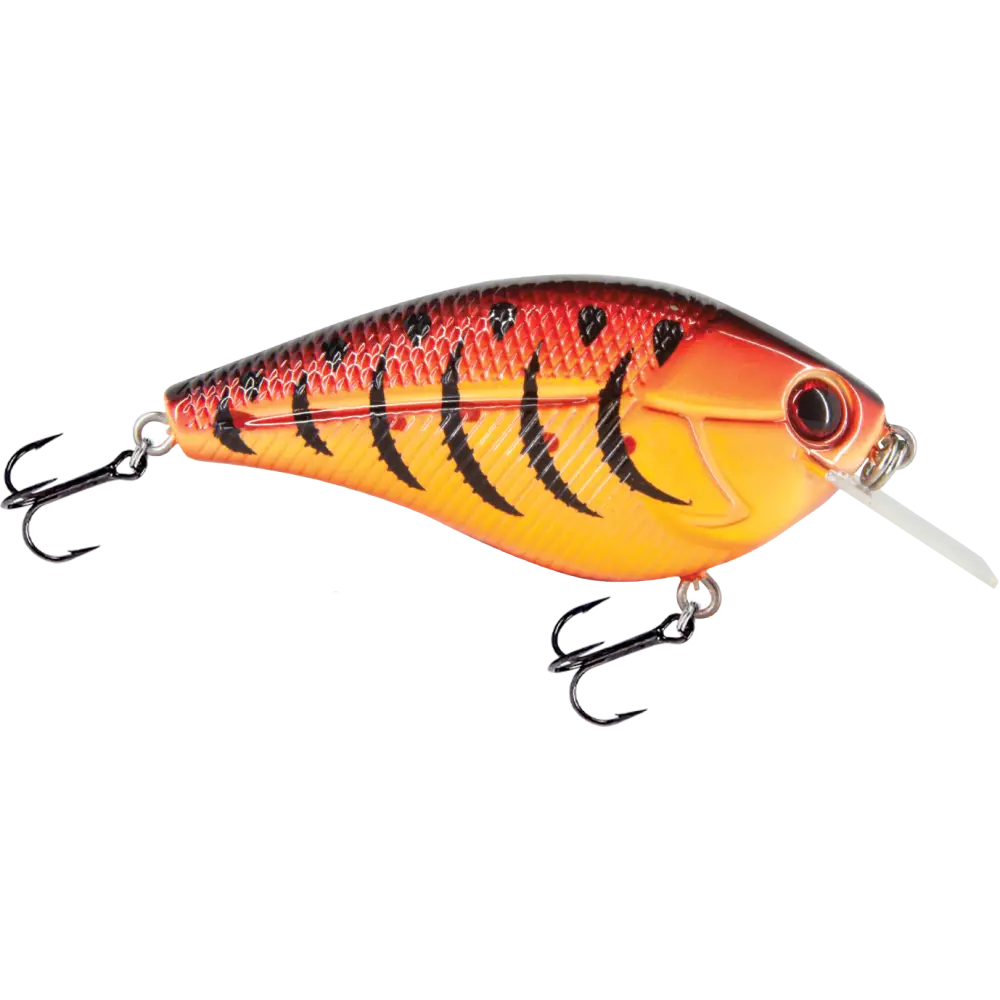 Primetyme SQ 2.0 Square Bill Crankbait – EBS MultiTouch 3-Sound Technology | Color: Okie Craw Guntersville Yellow