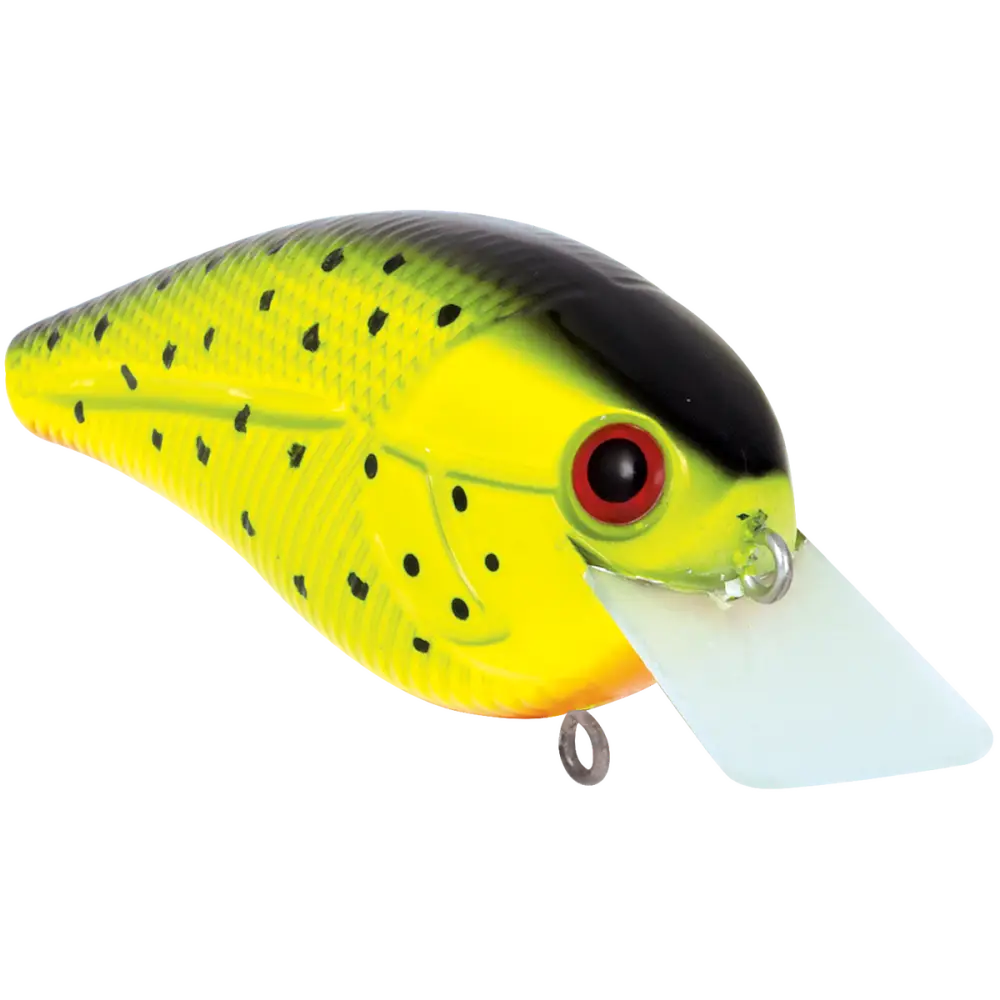 Primetyme SQ 2.0 Square Bill Crankbait – EBS MultiTouch 3-Sound Technology | Color: Okie Craw Guntersville Yellow