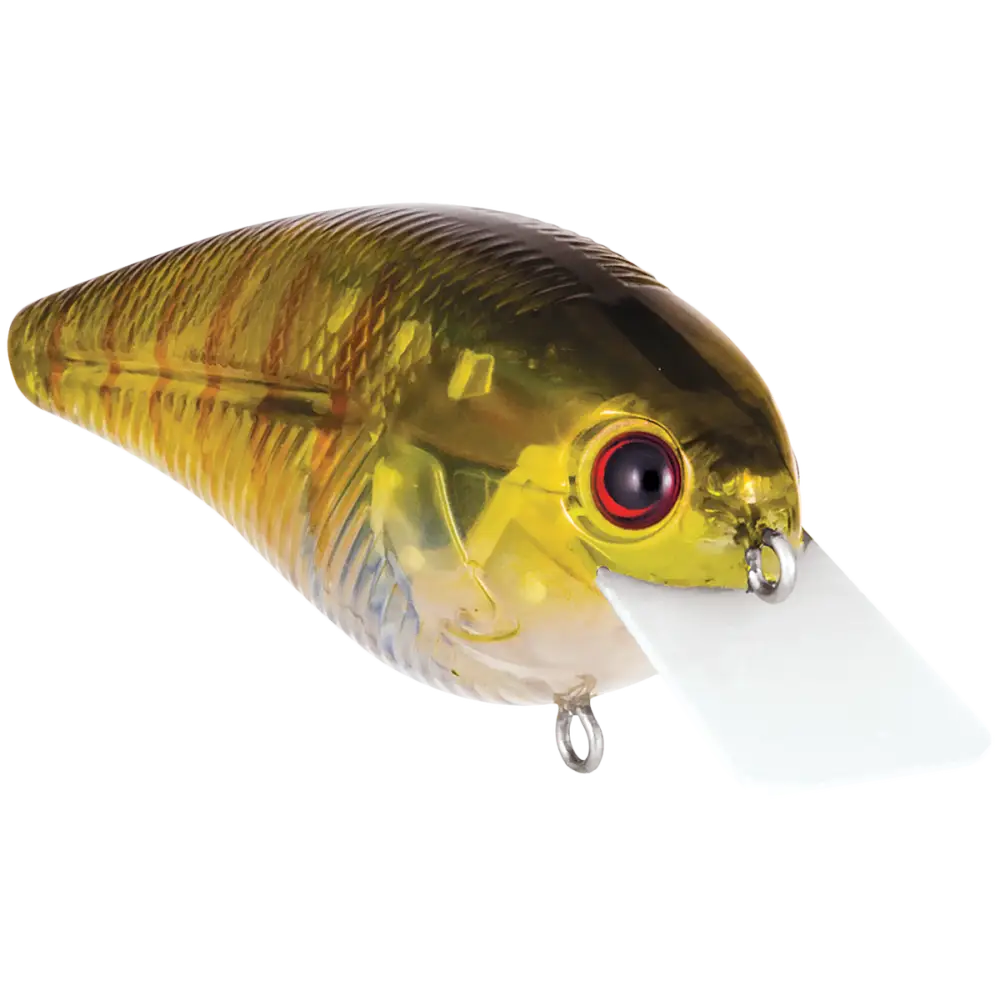 Primetyme SQ 2.0 Square Bill Crankbait – EBS MultiTouch 3-Sound Technology | Color: Okie Craw Guntersville Yellow