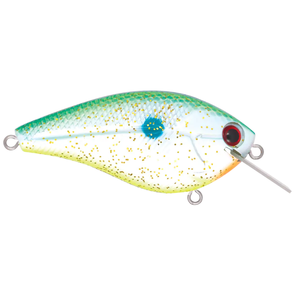 Primetyme SQ 2.0 Square Bill Crankbait – EBS MultiTouch 3-Sound Technology | Color: Okie Craw Guntersville Yellow