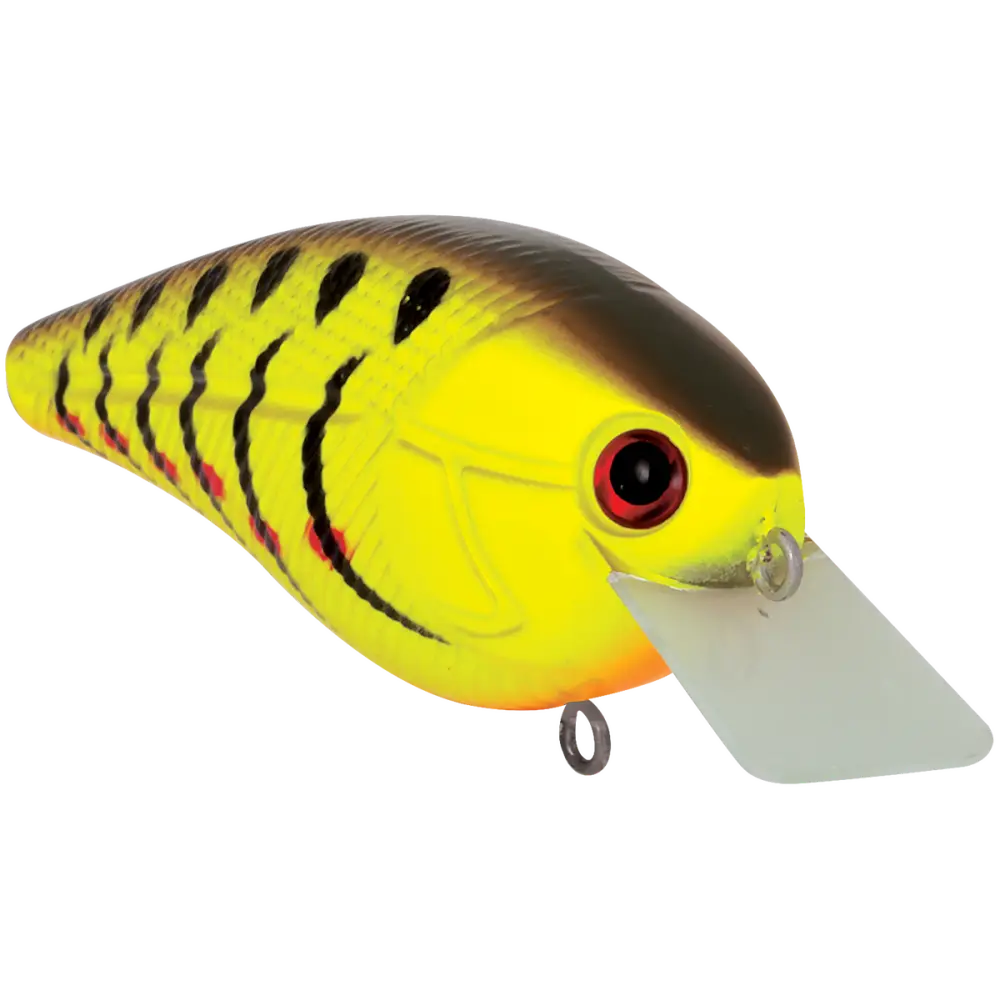 Primetyme SQ 2.0 Square Bill Crankbait – EBS MultiTouch 3-Sound Technology | Color: Okie Craw Guntersville Yellow