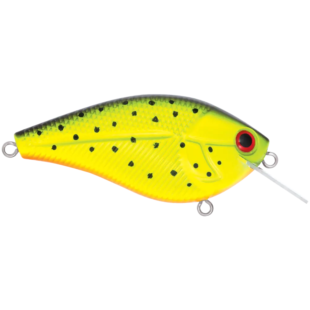 Primetyme SQ 2.0 Square Bill Crankbait – EBS MultiTouch 3-Sound Technology | Color: Okie Craw Guntersville Yellow