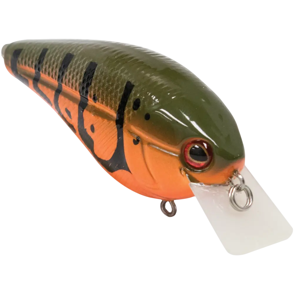 Primetyme SQ 2.0 Square Bill Crankbait – EBS MultiTouch 3-Sound Technology | Color: Okie Craw Guntersville Yellow