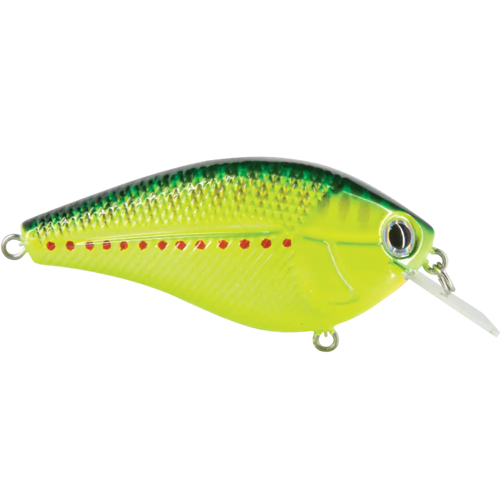 Primetyme SQ 2.0 Square Bill Crankbait – EBS MultiTouch 3-Sound Technology | Color: Okie Craw Guntersville Yellow